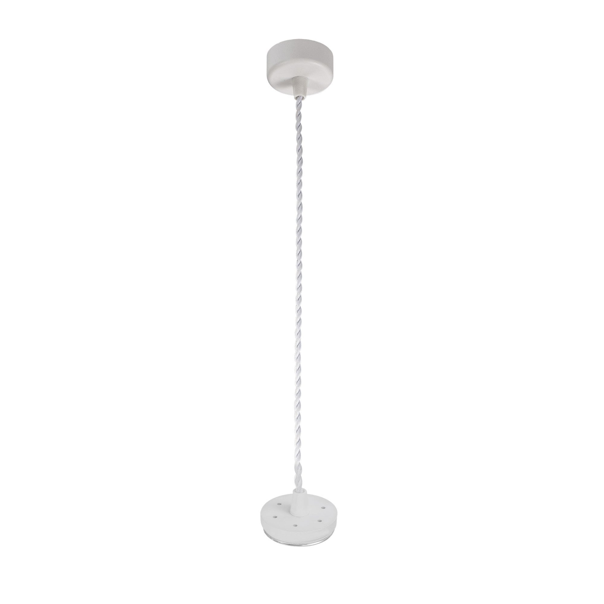 Fabula Summerfield Single Pendant Kit - Sand White - Frame Only