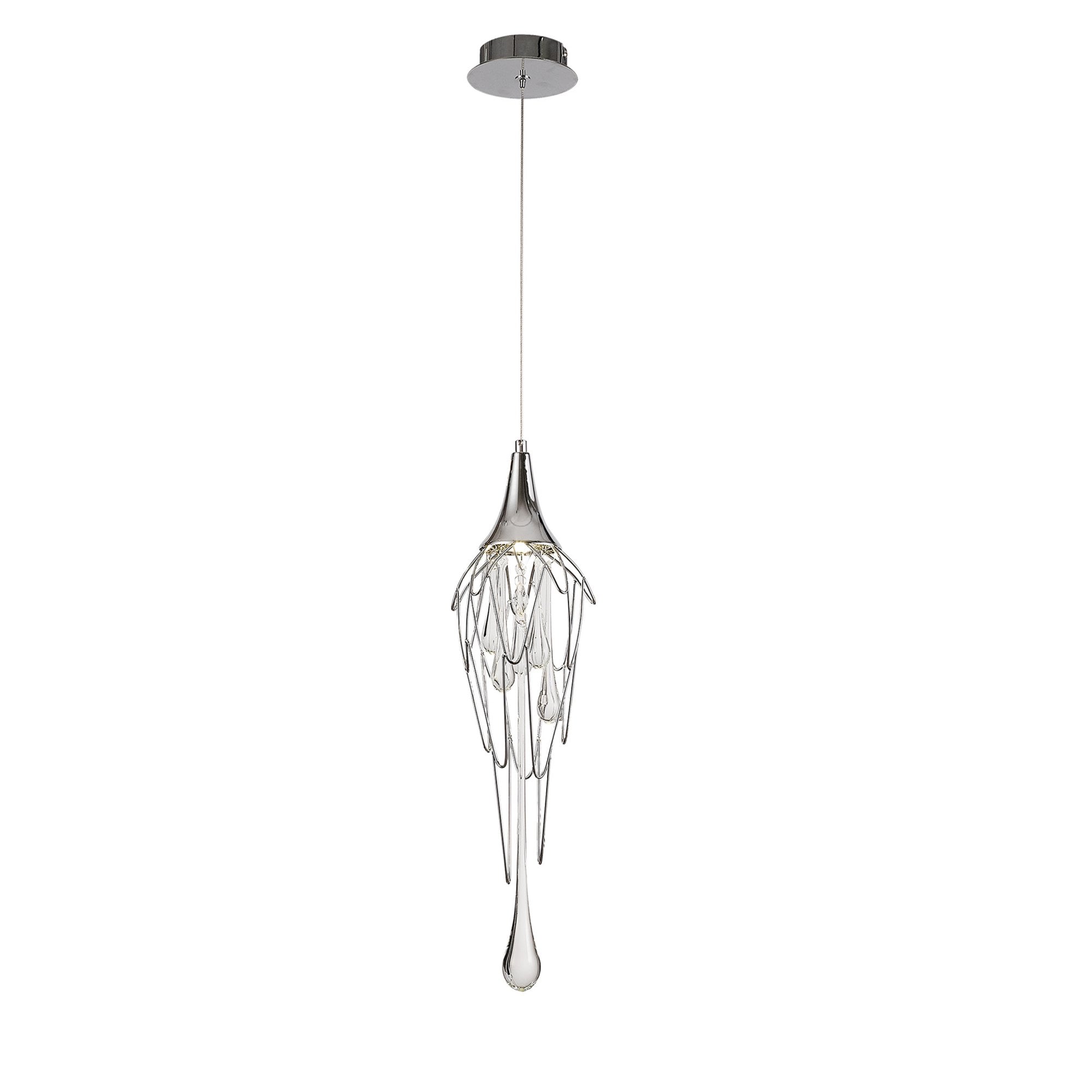 Fabula Albion Single Pendant - Polished Chrome