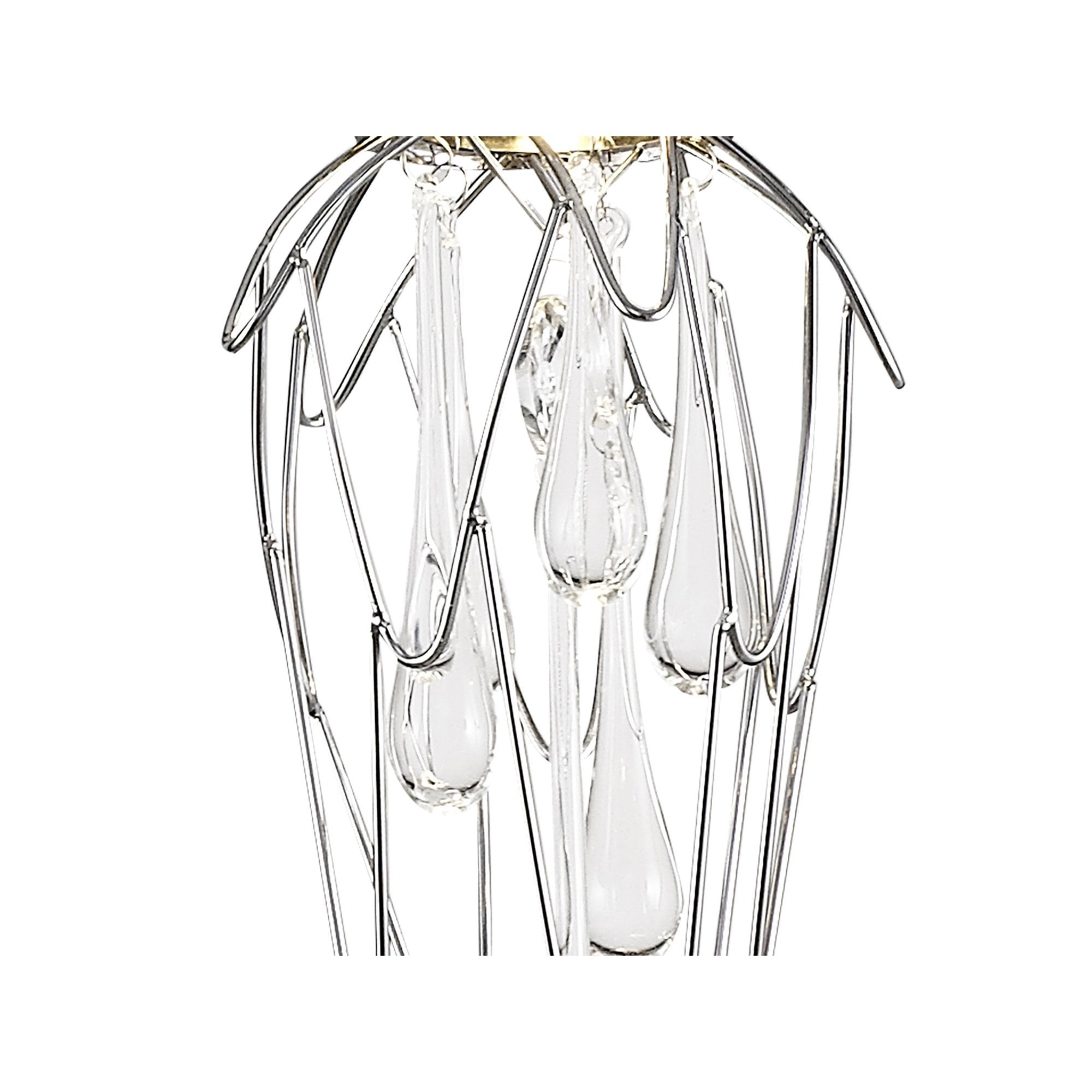 Fabula Albion 3 Light Linear Bar Pendant - Polished Chrome