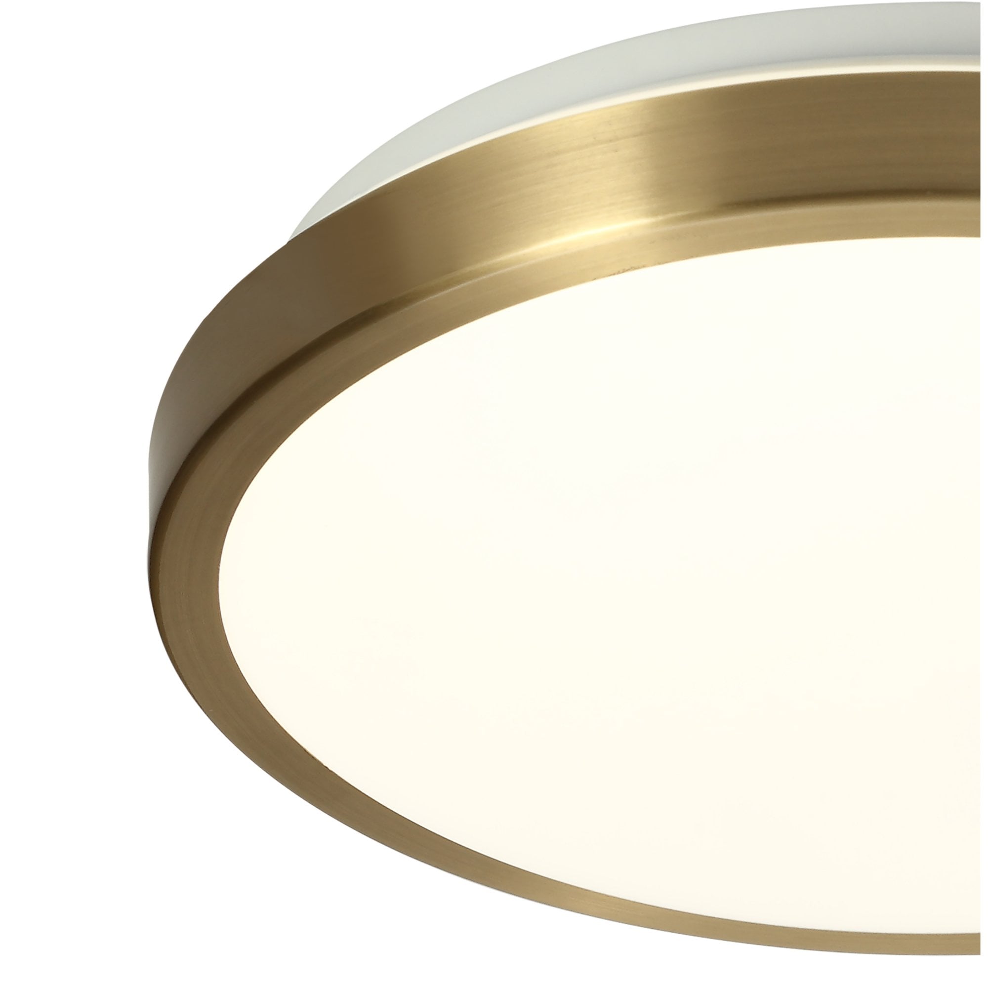 Fabula Ibbetson Dimmable LED Flush Light - Soft Bronze & White - IP44