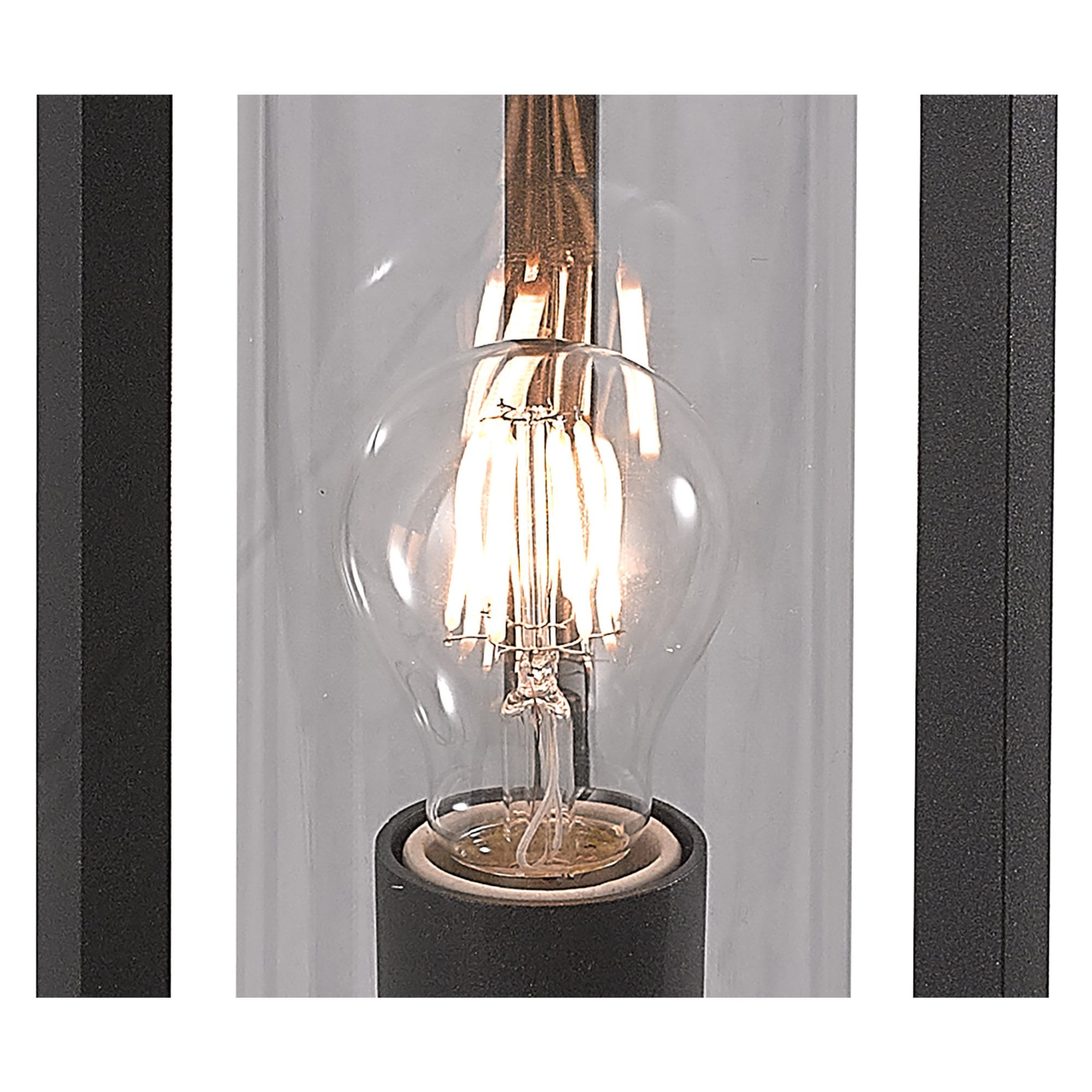 Fabula Highland Medium Single Post Lamp - Anthracite - IP65