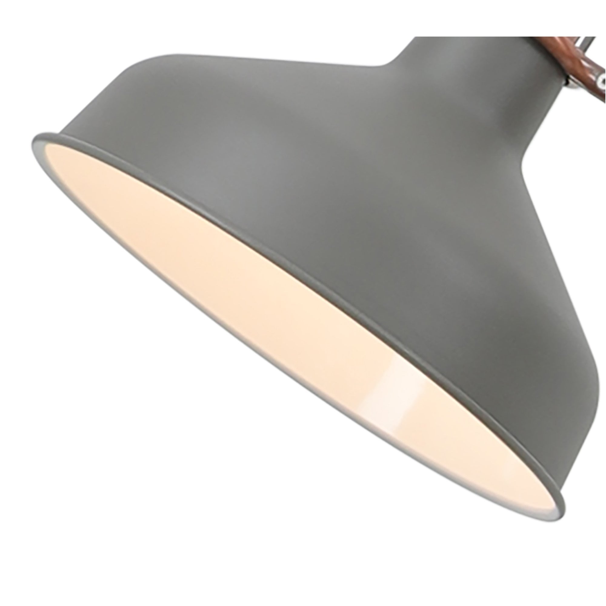 Fabula Forest Single Adjustable Floor Lamp - Sand Grey & Copper