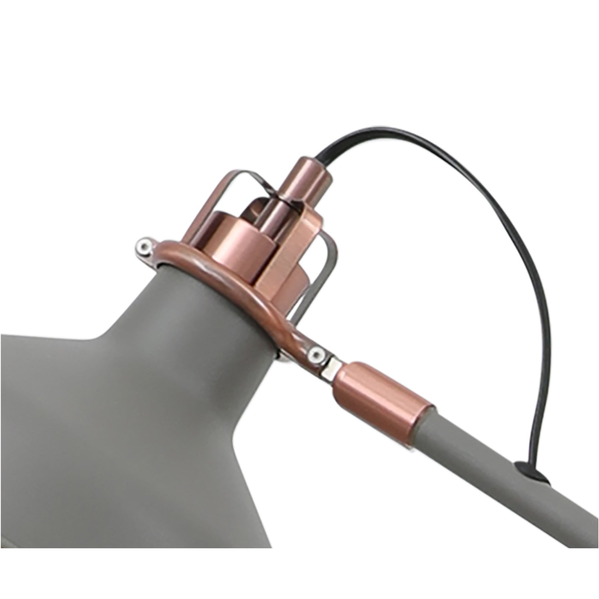 Fabula Forest Single Adjustable Floor Lamp - Sand Grey & Copper