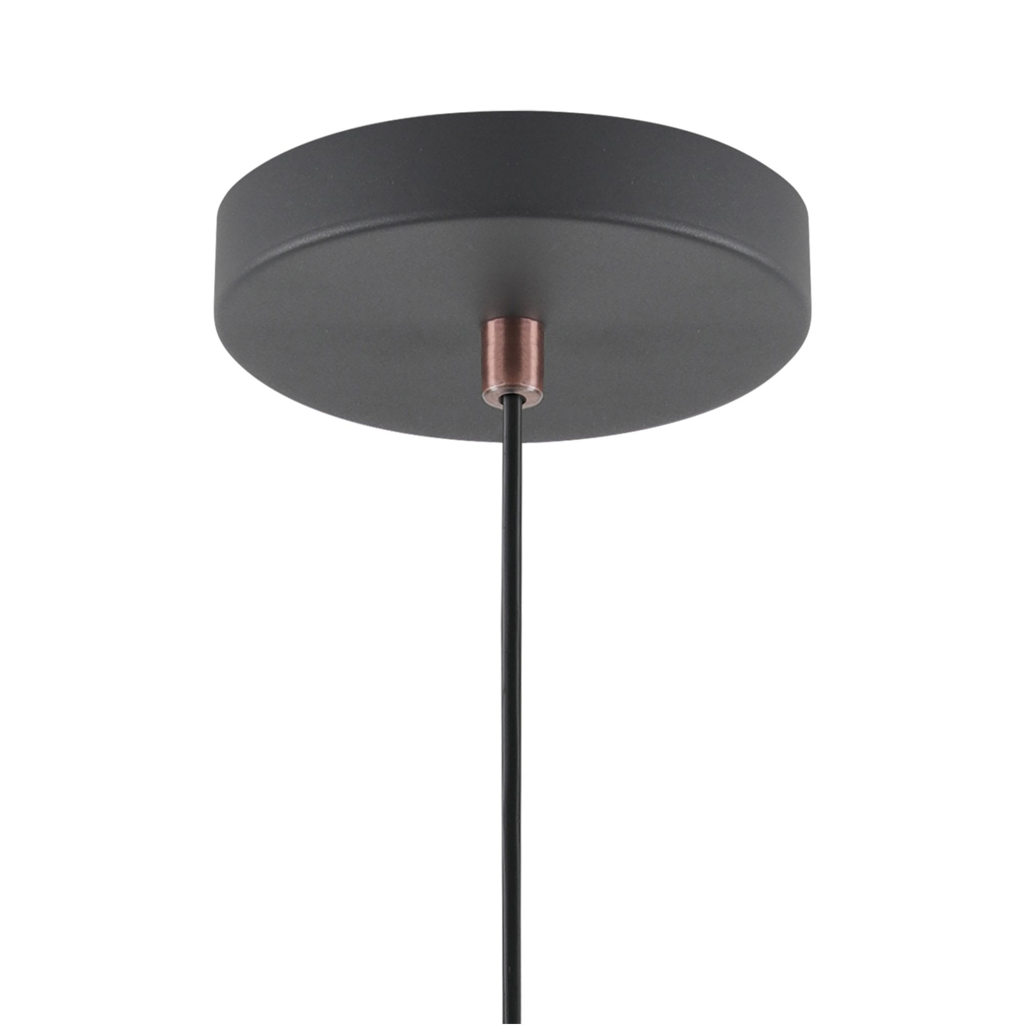 Fabula Forest Single Medium Pendant - Graphite & Copper