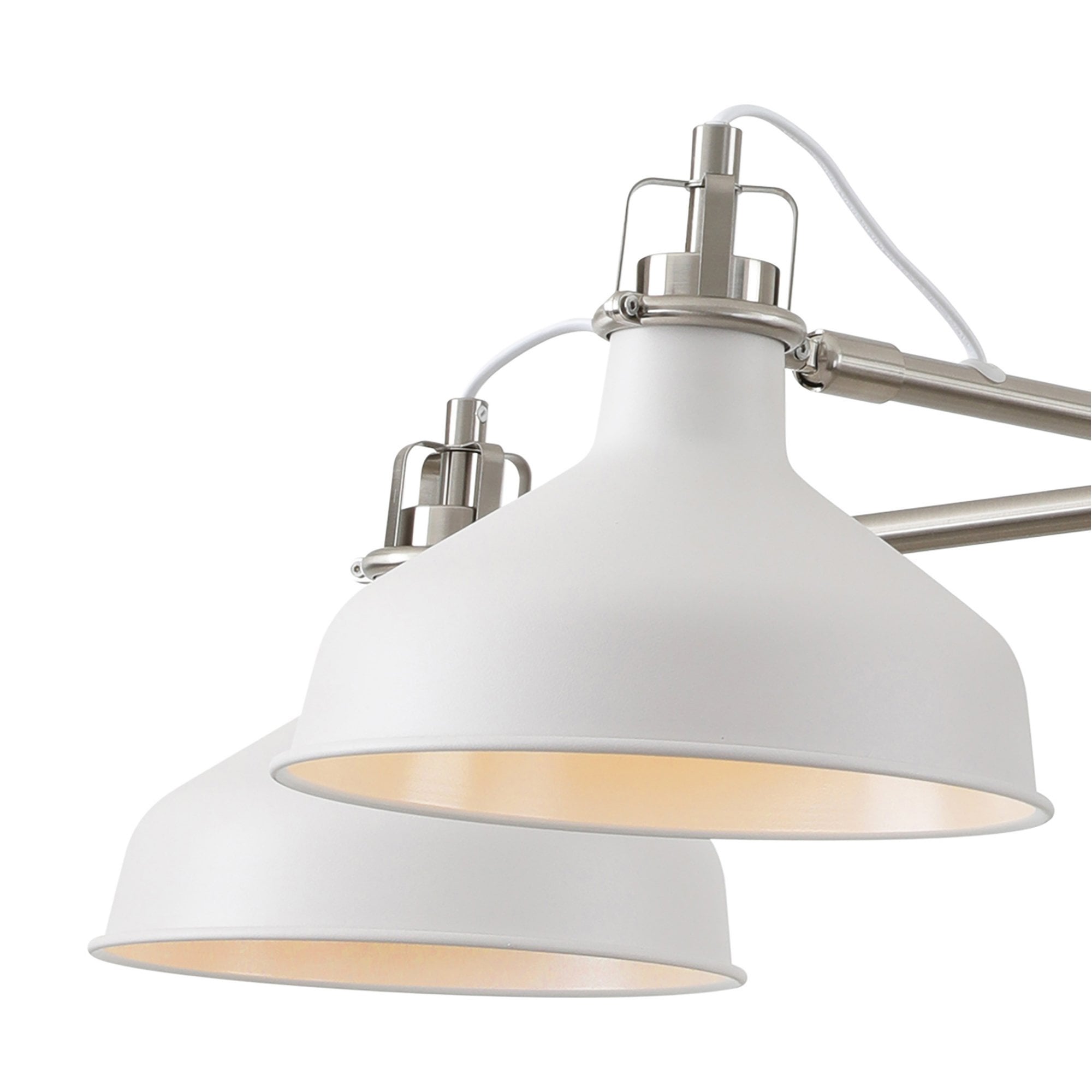 Fabula Forest 5 Light Telescopic - Sand White & Satin Nickel
