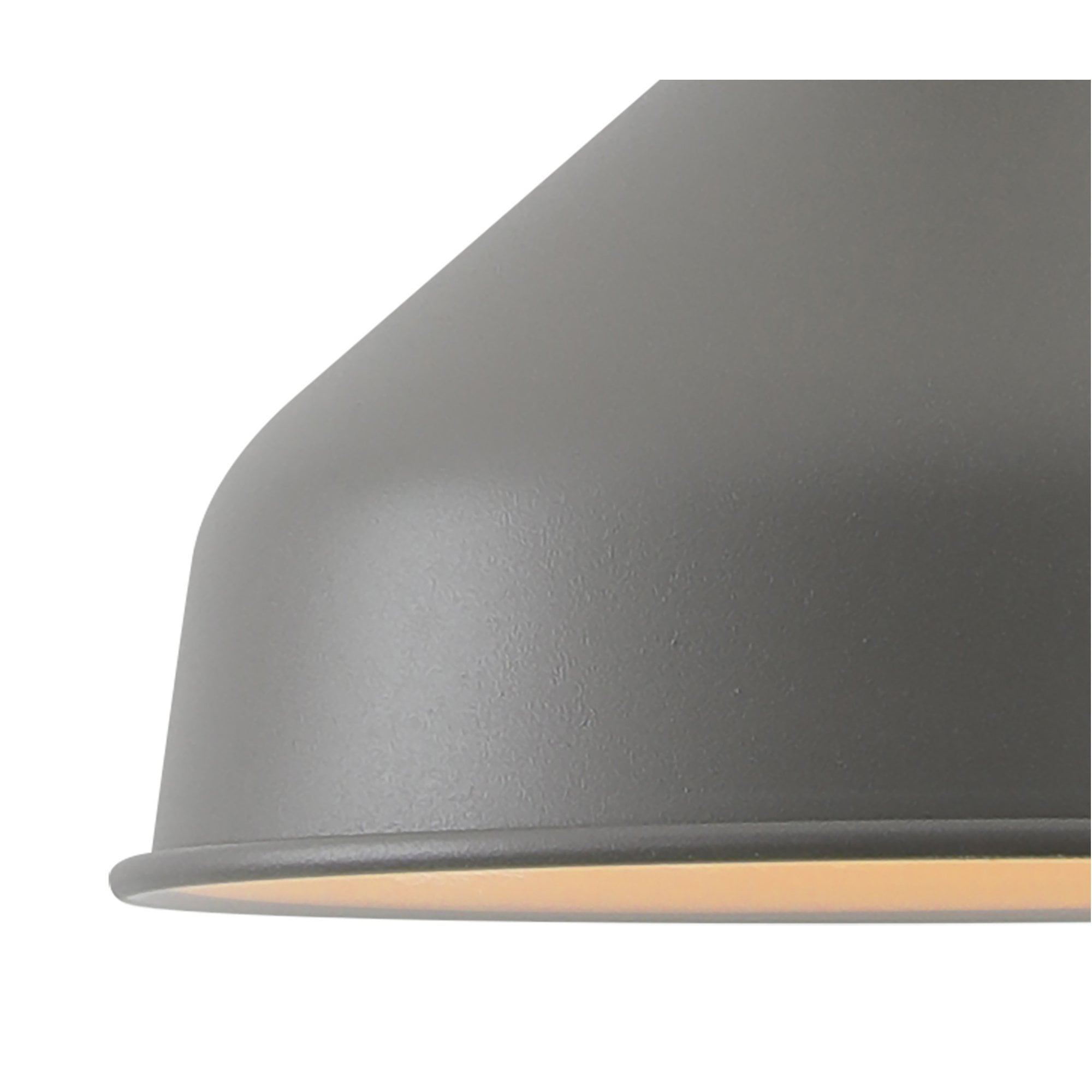 Fabula Forest Single Small Pendant - Sand Grey & Copper