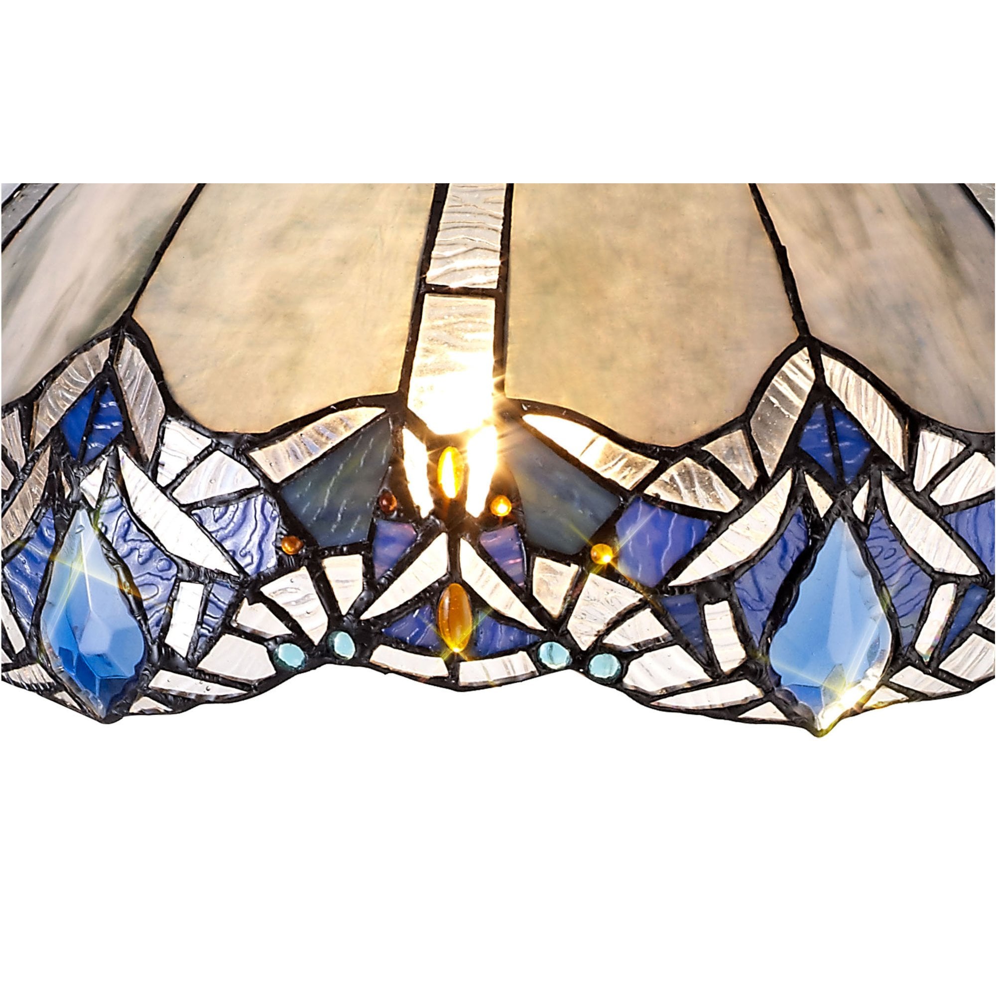 Fabula Newmans 40cm Tiffany Shade - Blue - Shade Only