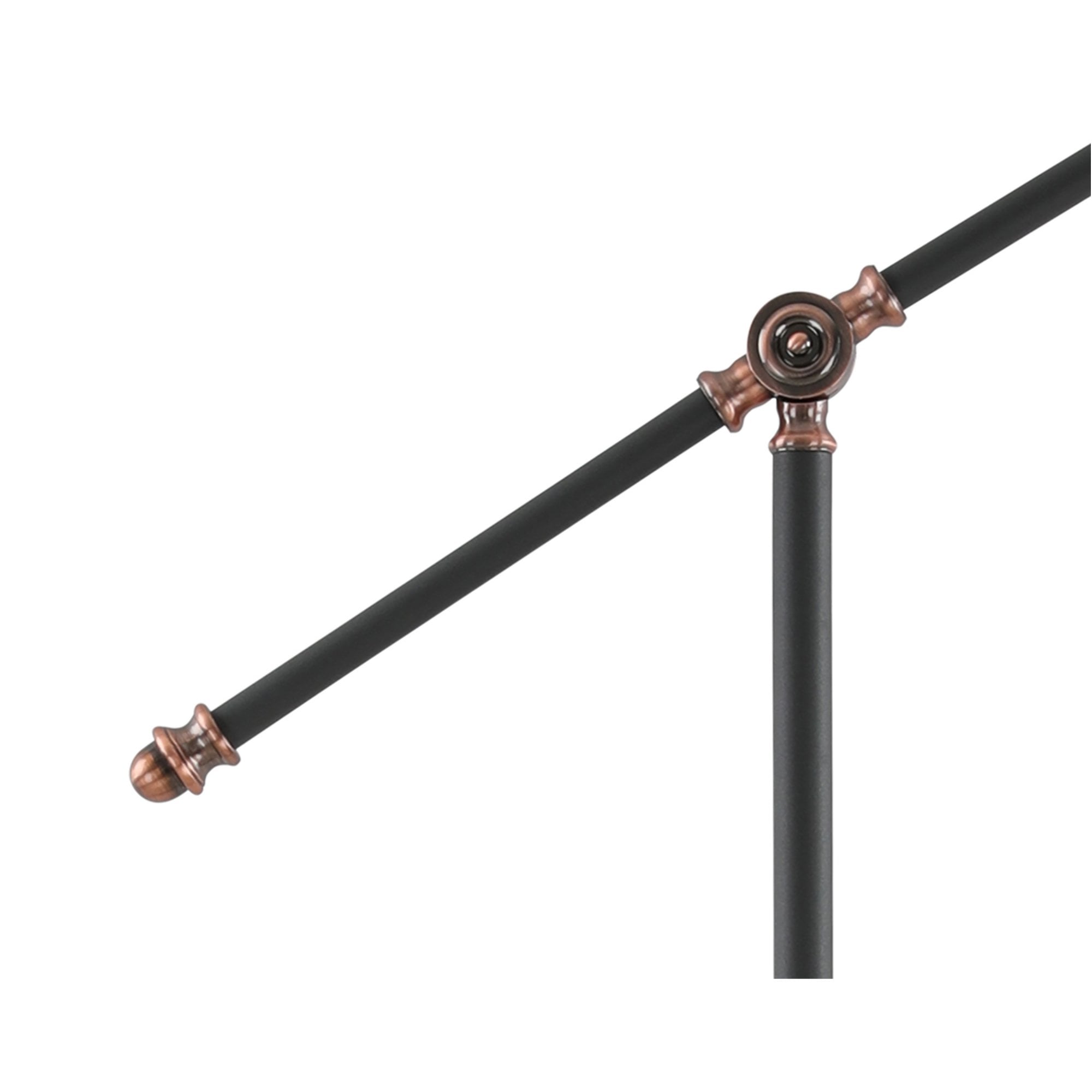 Fabula Forest Single Adjustable Floor Lamp - Graphite & Copper
