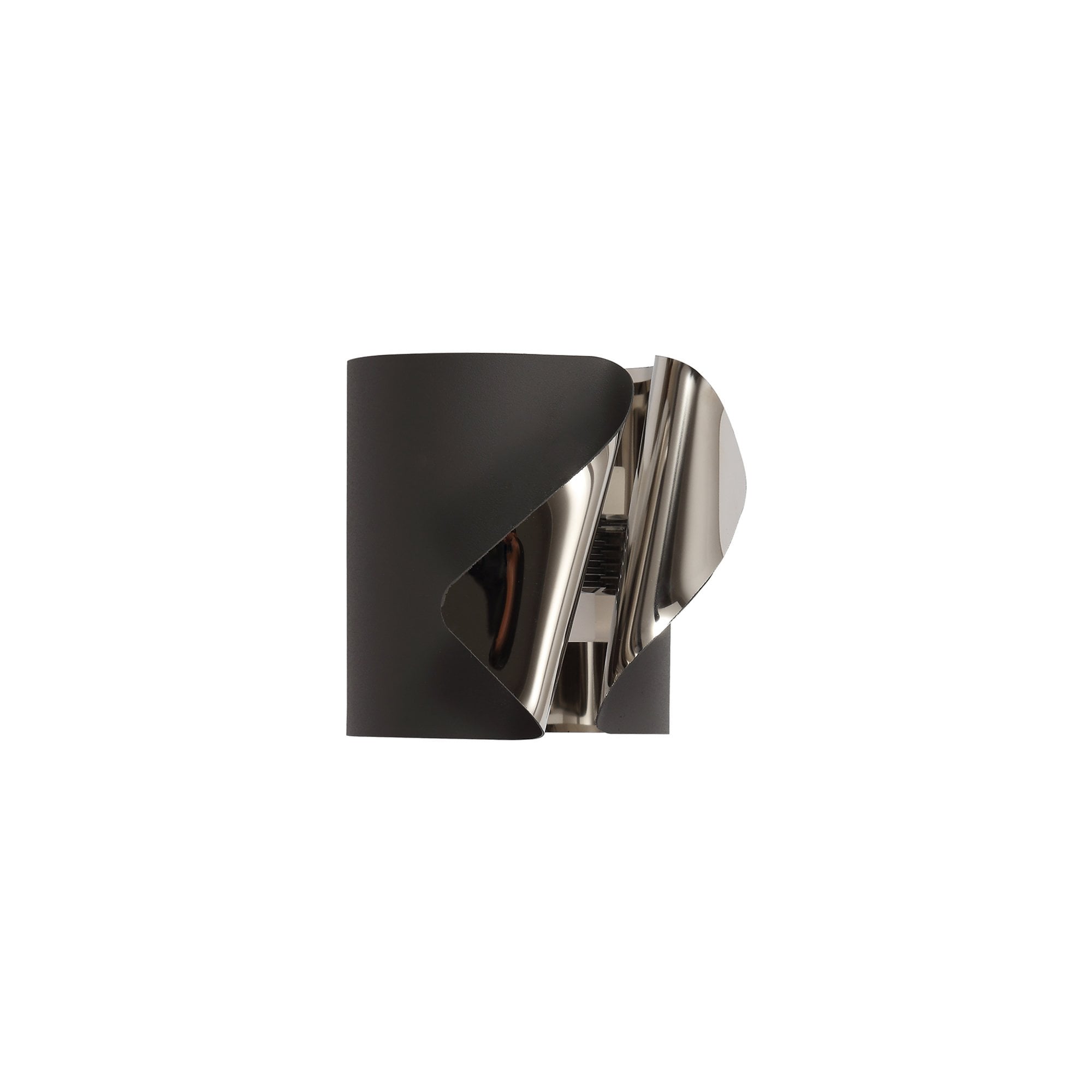 Fabula Castleton LED Wall Lamp - Sand Anthracite & Polished Chrome