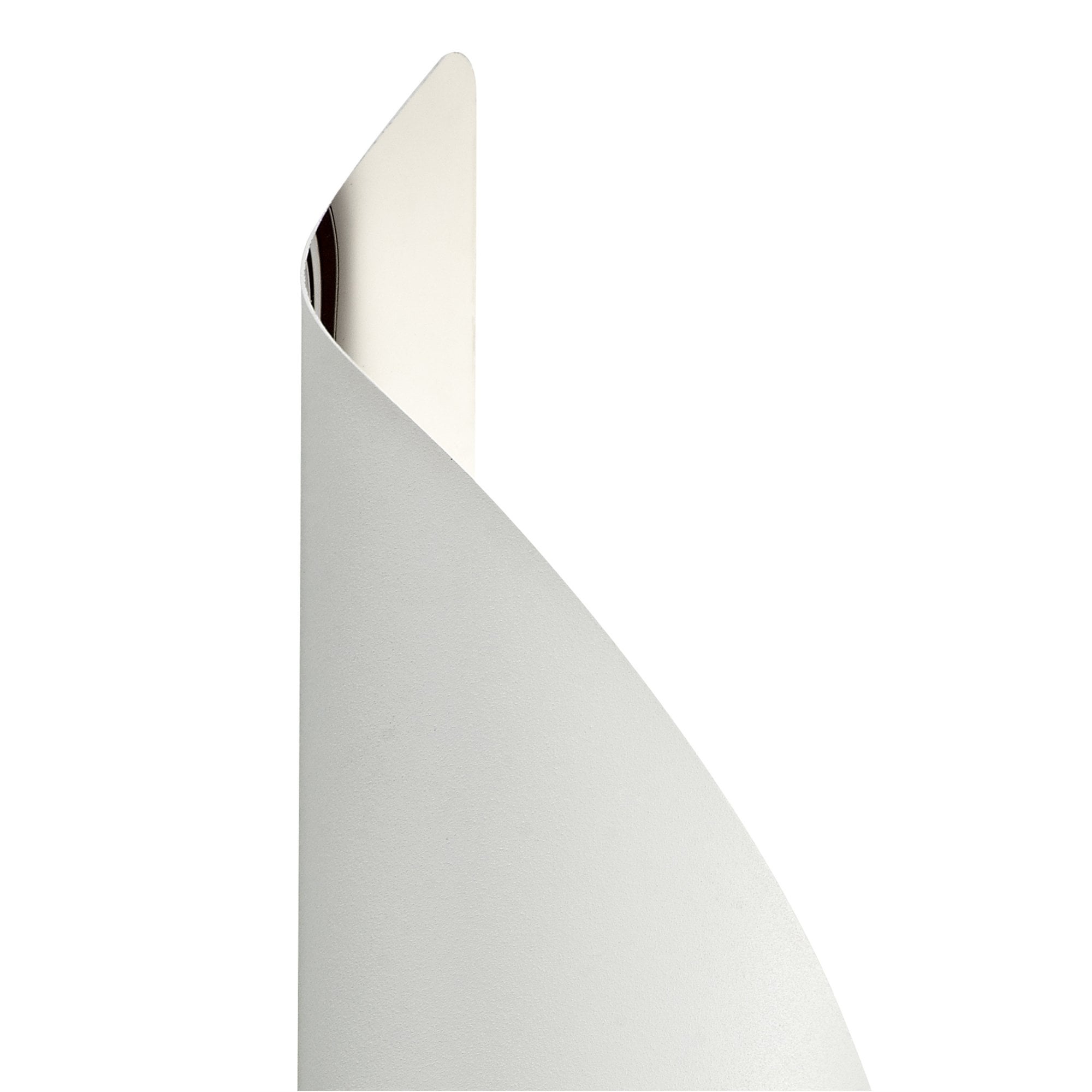 Fabula Barrington Large LED Wall Lamp - White & Polished Chrome