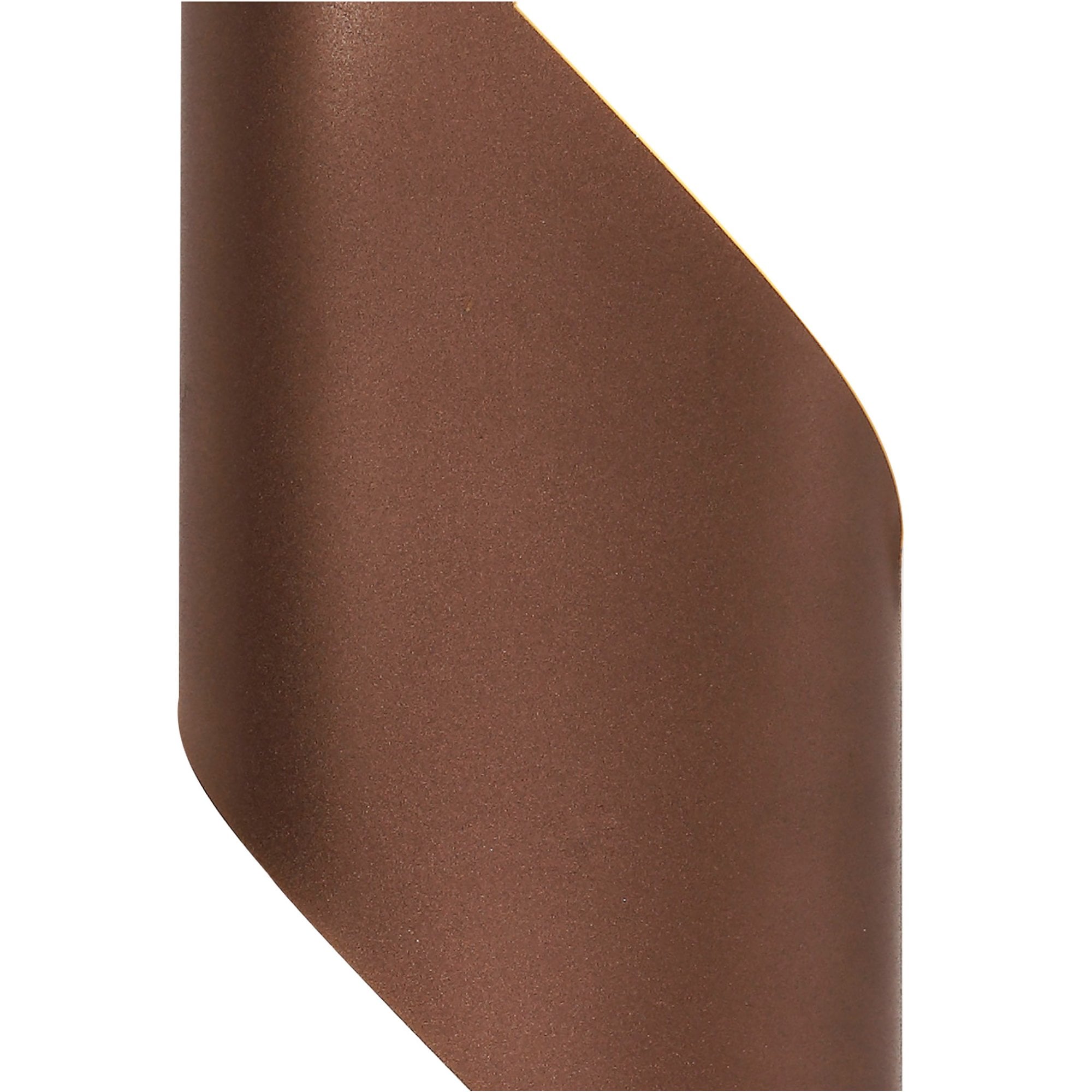 Fabula Barrington Large LED Wall Lamp - Satin Brown & Polished Chrome