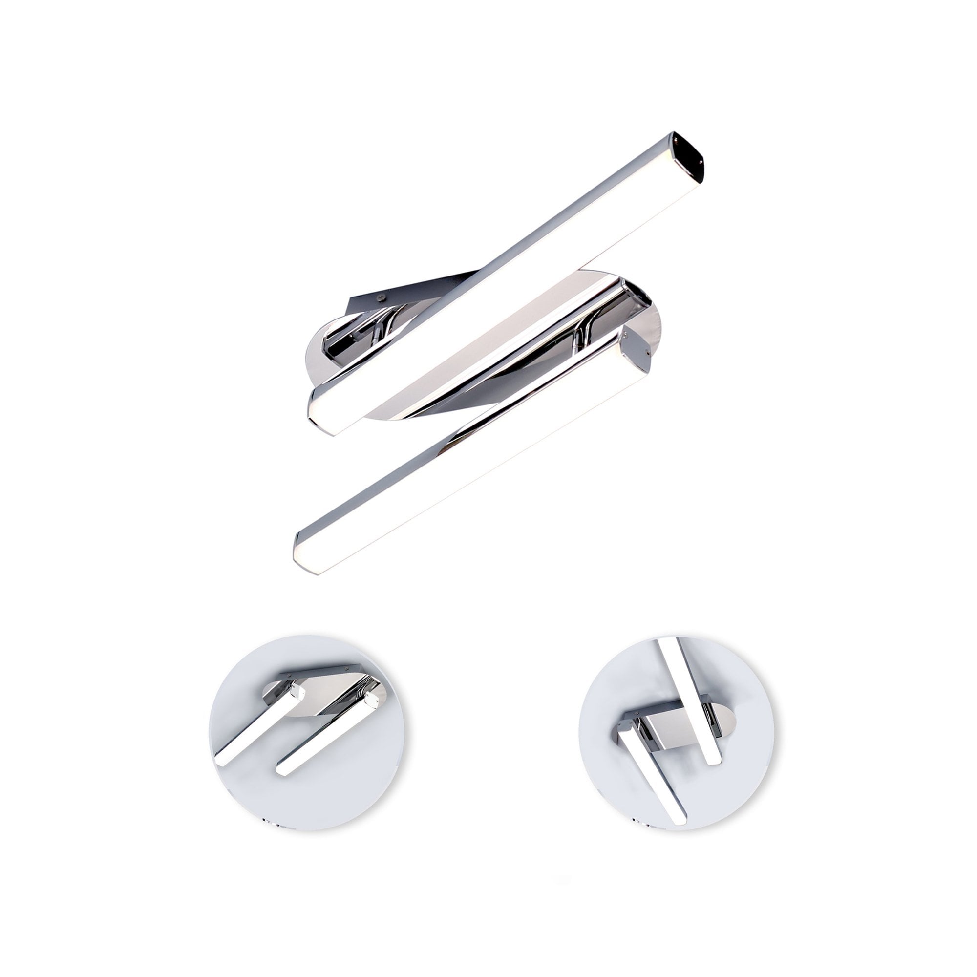 Fabula Torrington 2 Light Flush Light - Polished Chrome - IP44