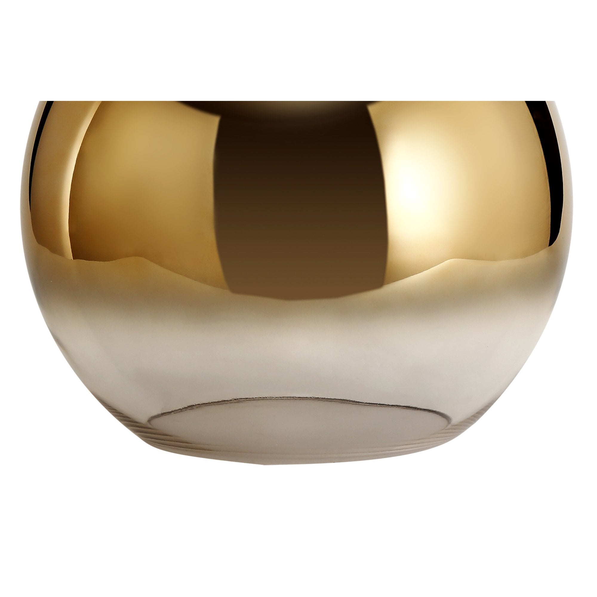 Fabula Springfield 30cm Globe Shade - Brass Gold Fade Glass - Shade Only