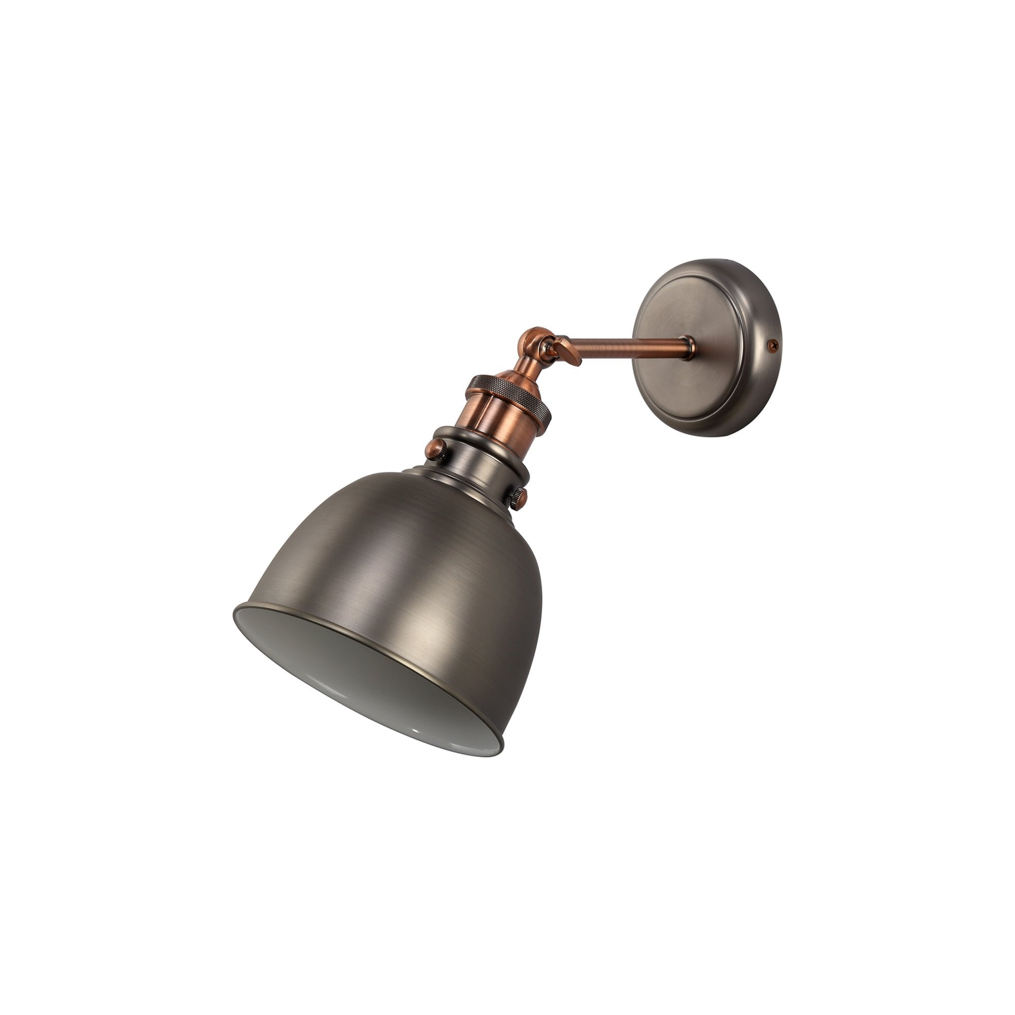Fabula Sunnyside Adjustable Wall Lamp - Antique Silver & Copper