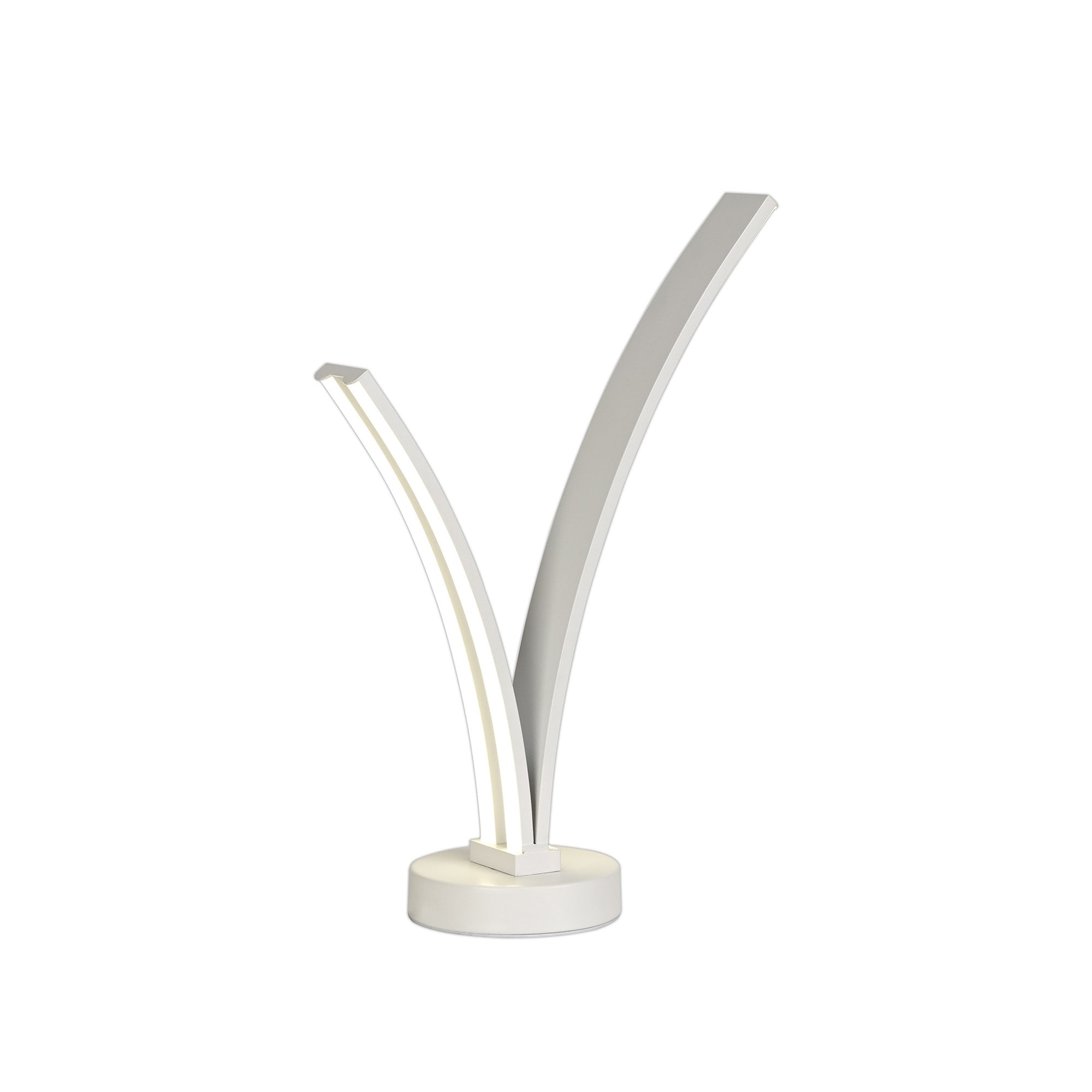Fabula Barncroft 2 Light LED Table Lamp - White
