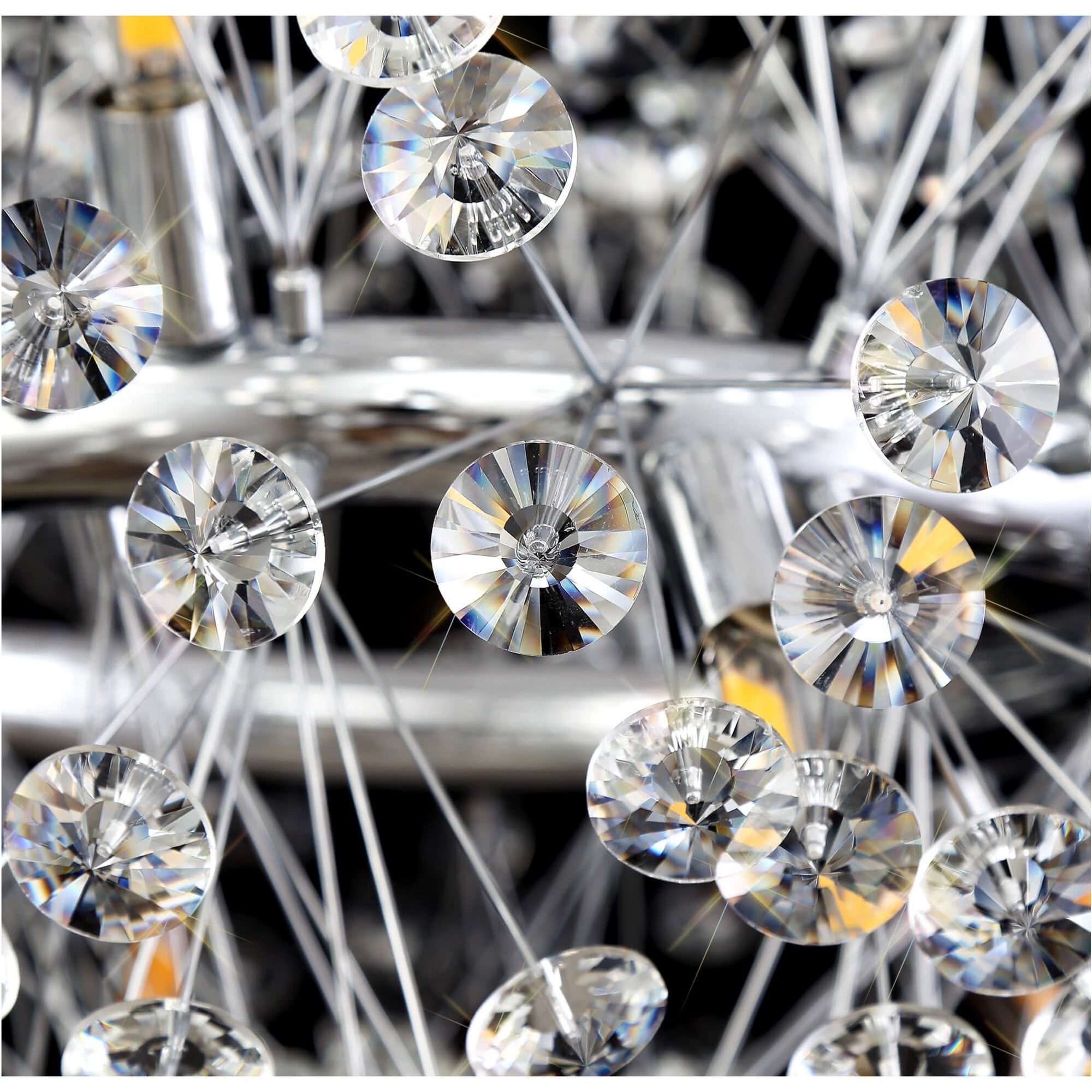 Fabula Grosvenor 12 Light Pendant - Polished Chrome & Crystal