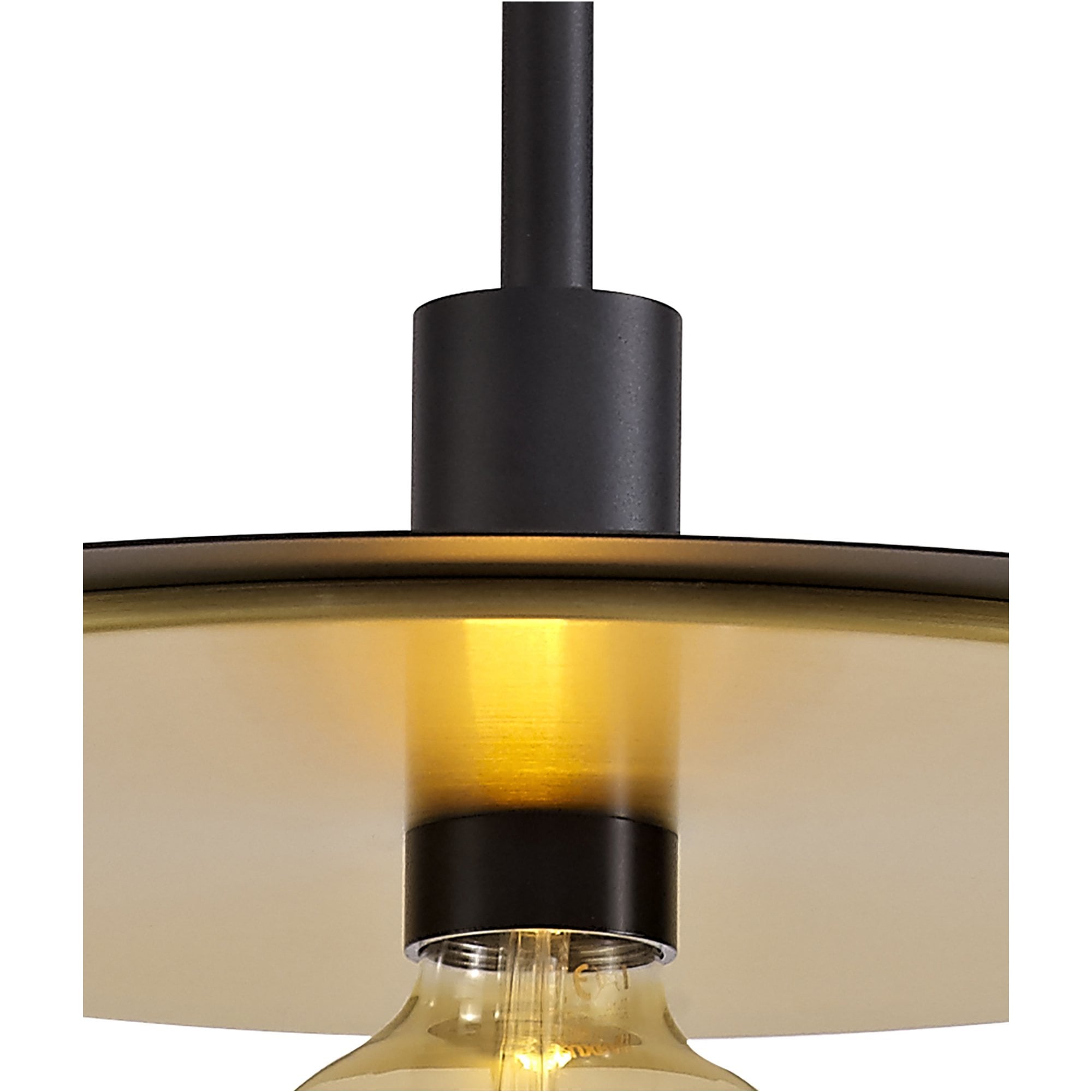Fabula Valley Single Flush/Semi-Flush/Pendant - Black & Gold