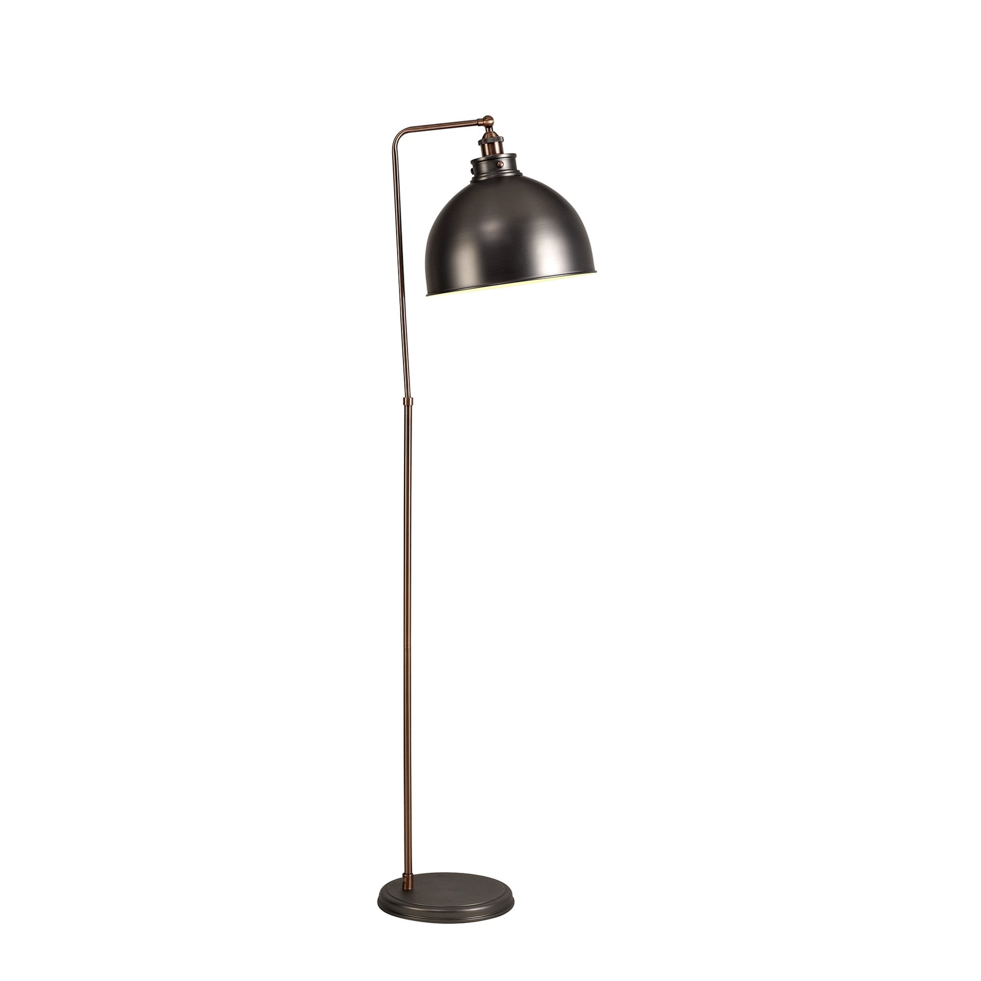 Fabula Sunnyside Adjustable Floor Lamp - Antique Silver & Copper