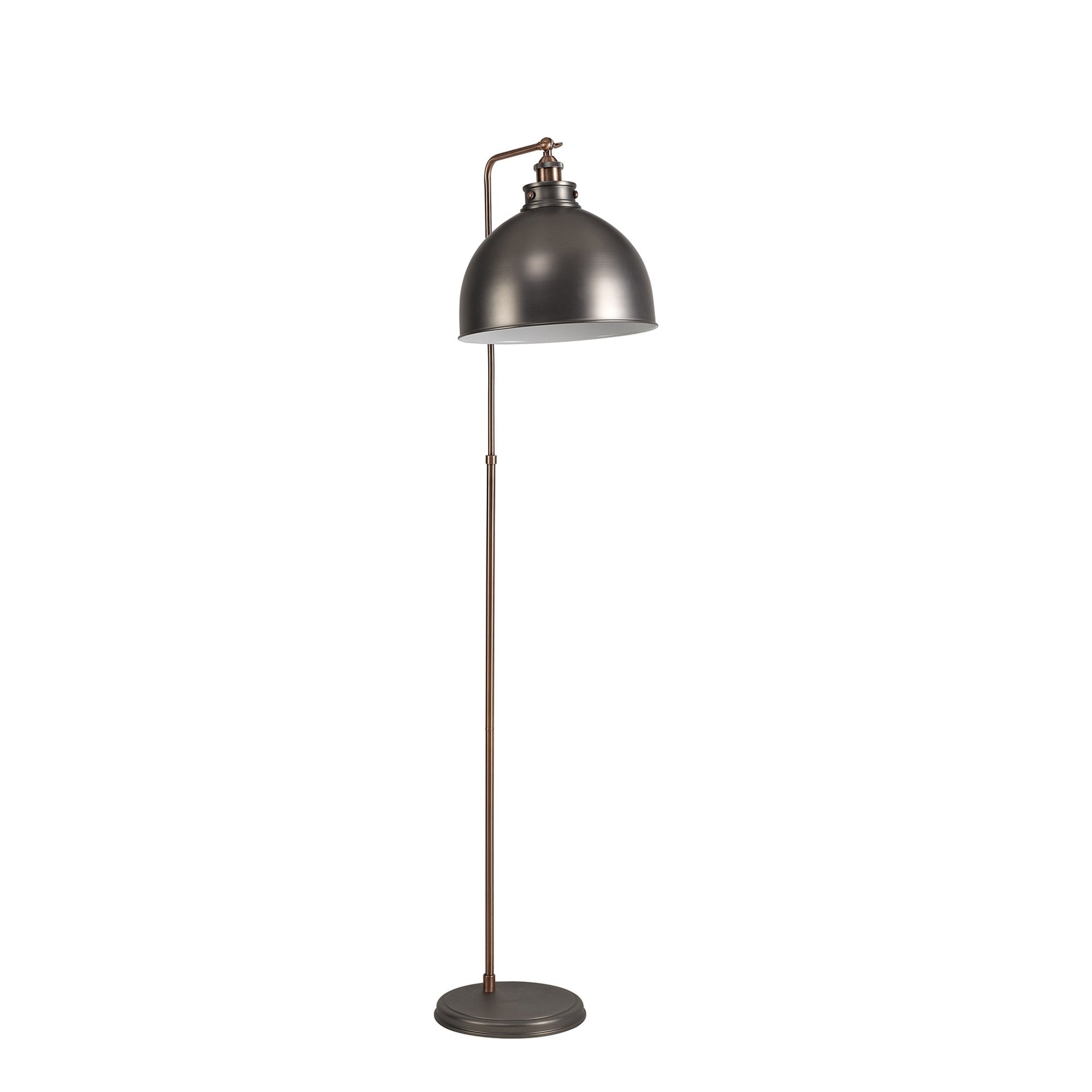 Fabula Sunnyside Adjustable Floor Lamp - Antique Silver & Copper