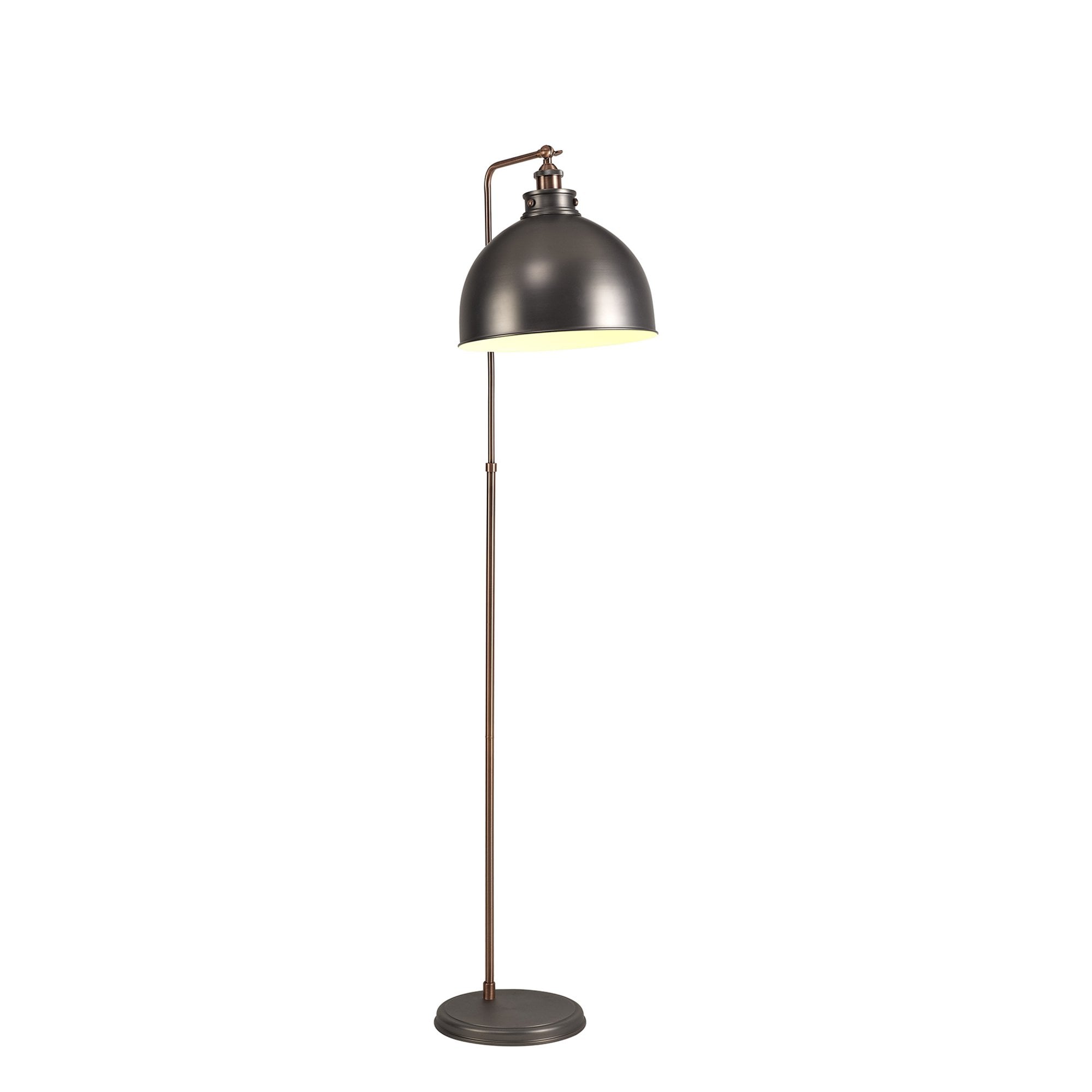 Fabula Sunnyside Adjustable Floor Lamp - Antique Silver & Copper