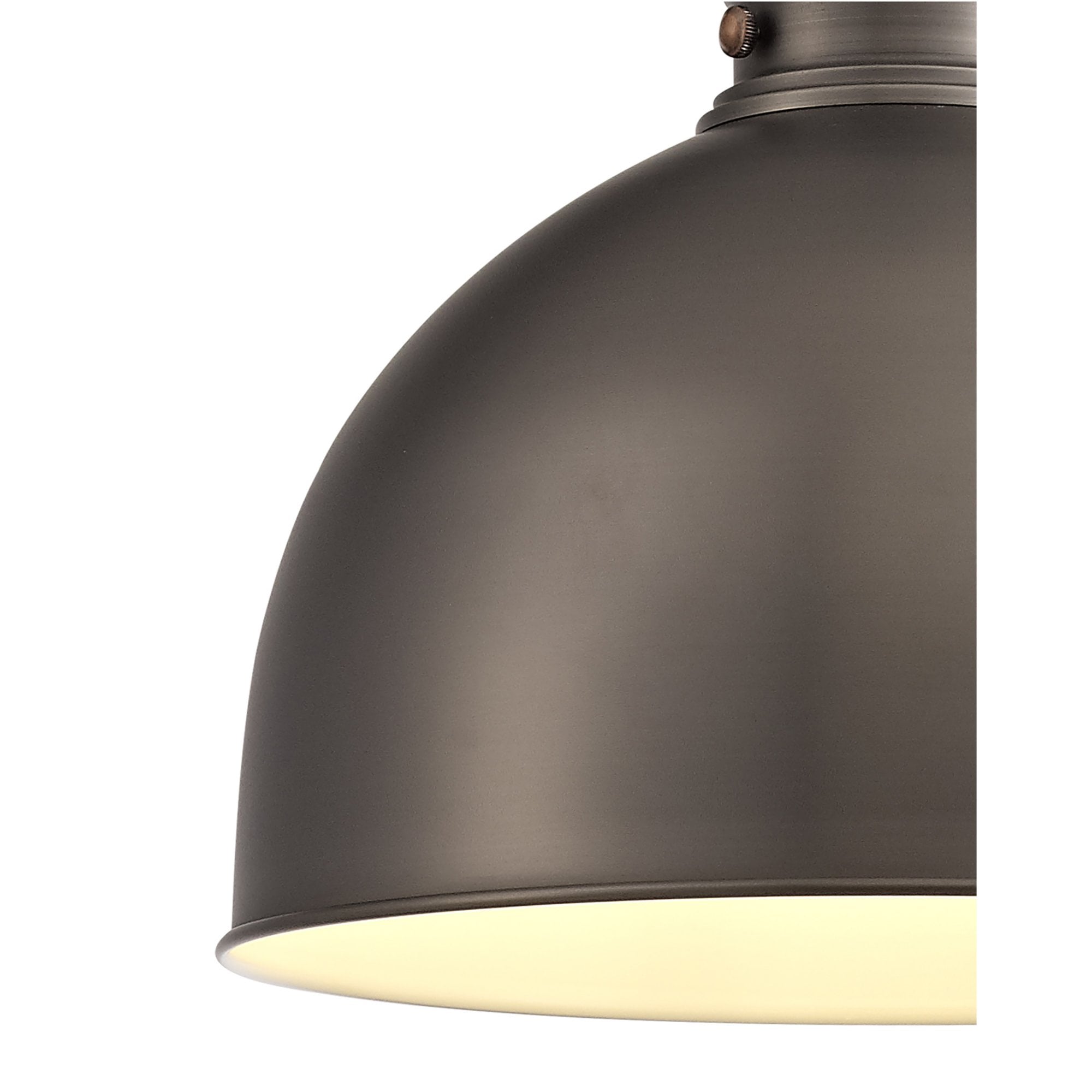 Fabula Sunnyside Large Pendant - Antique Silver & Copper