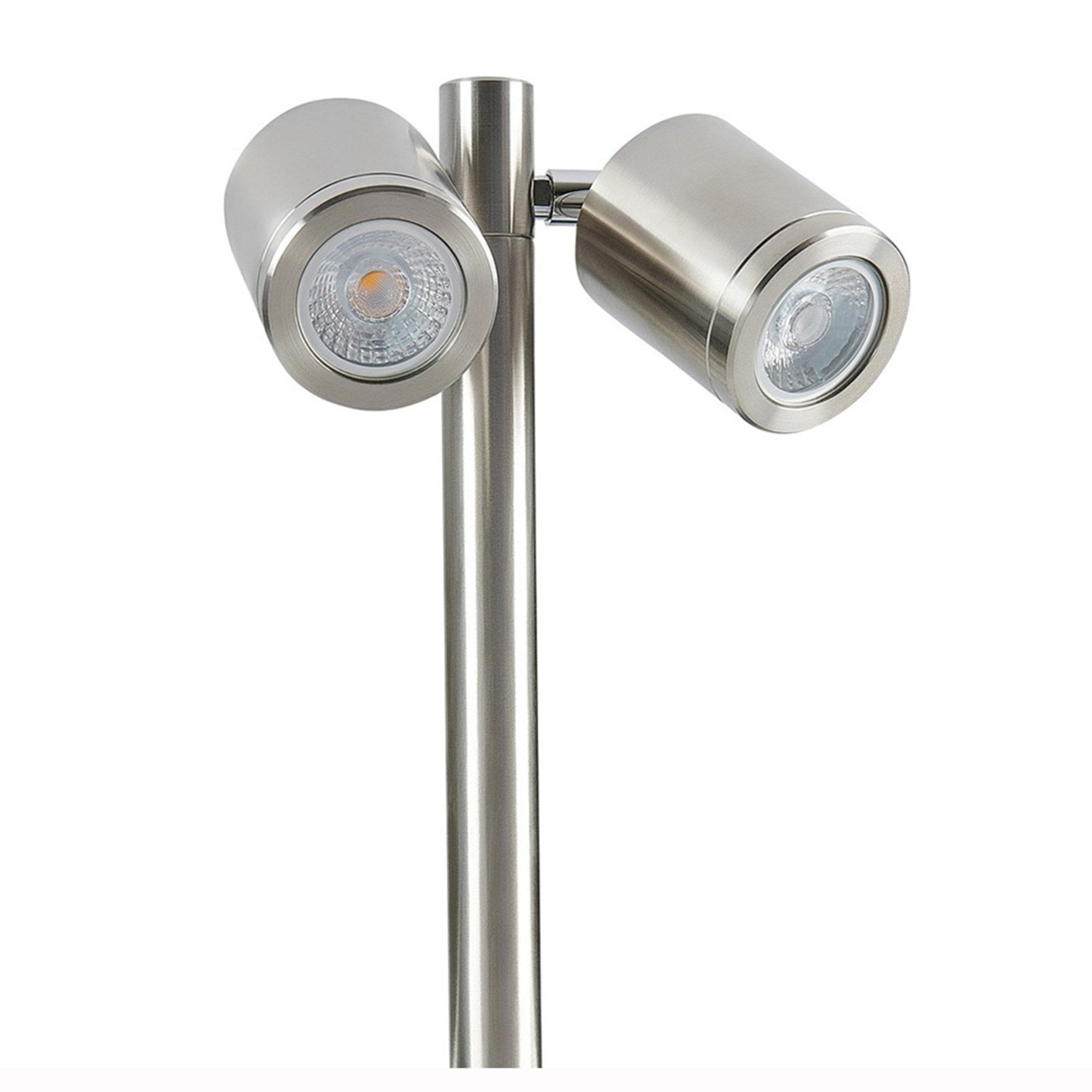 Collingwood SL230 LED Twin Pole Spike Light - Stainless Steel - Low Voltage