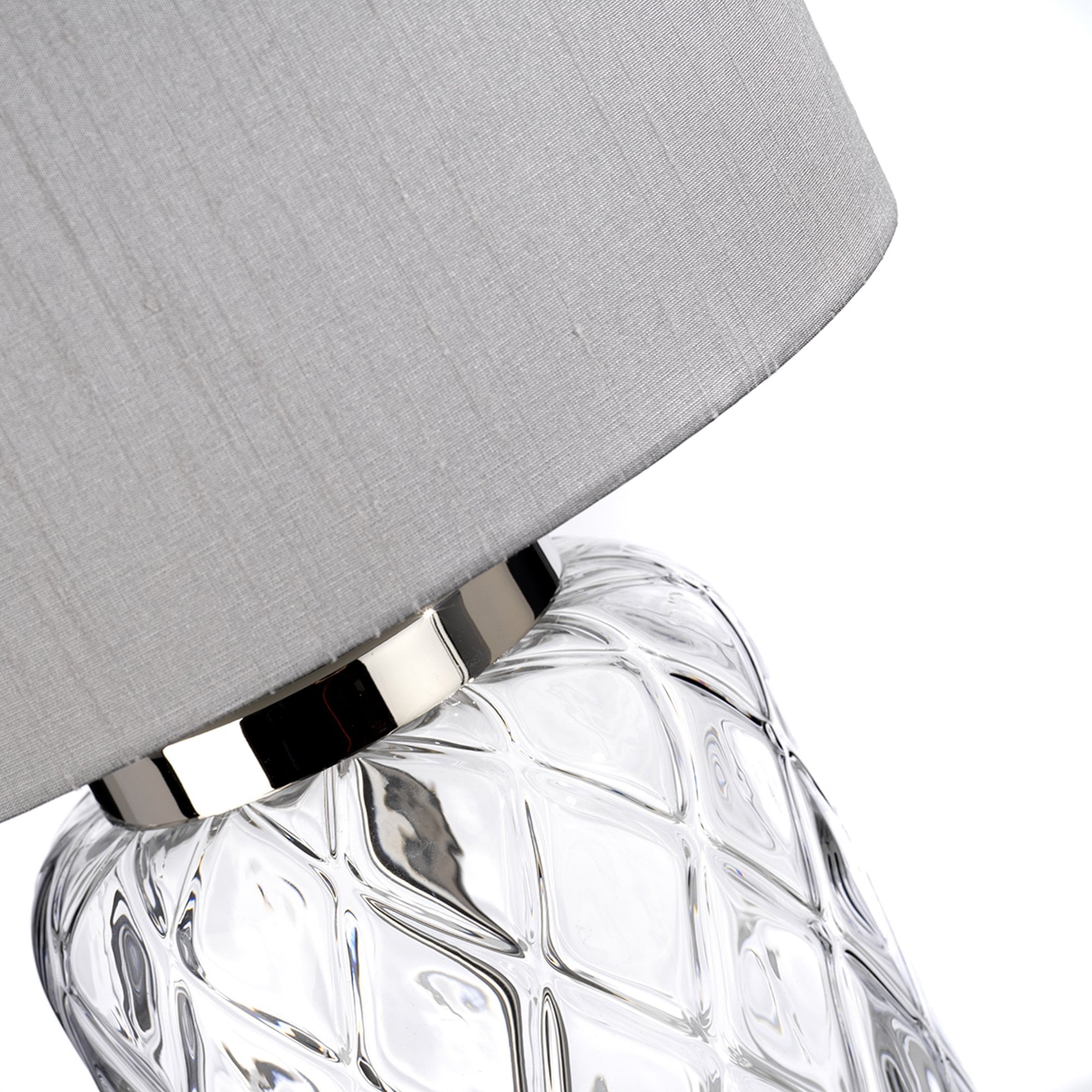 Quintiesse Sola Single Table Lamp - Titanium Shade