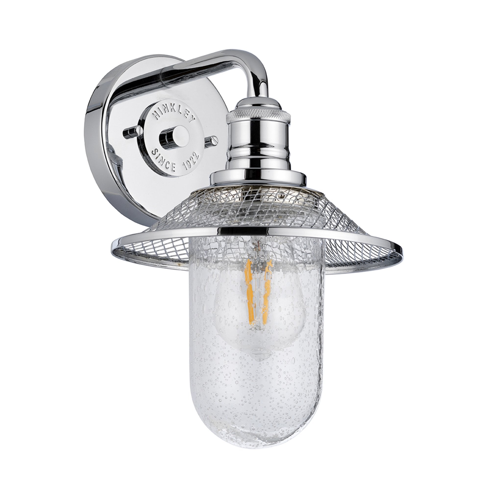Quintiesse Rigby Single Bathroom Wall Light - Polished Chrome