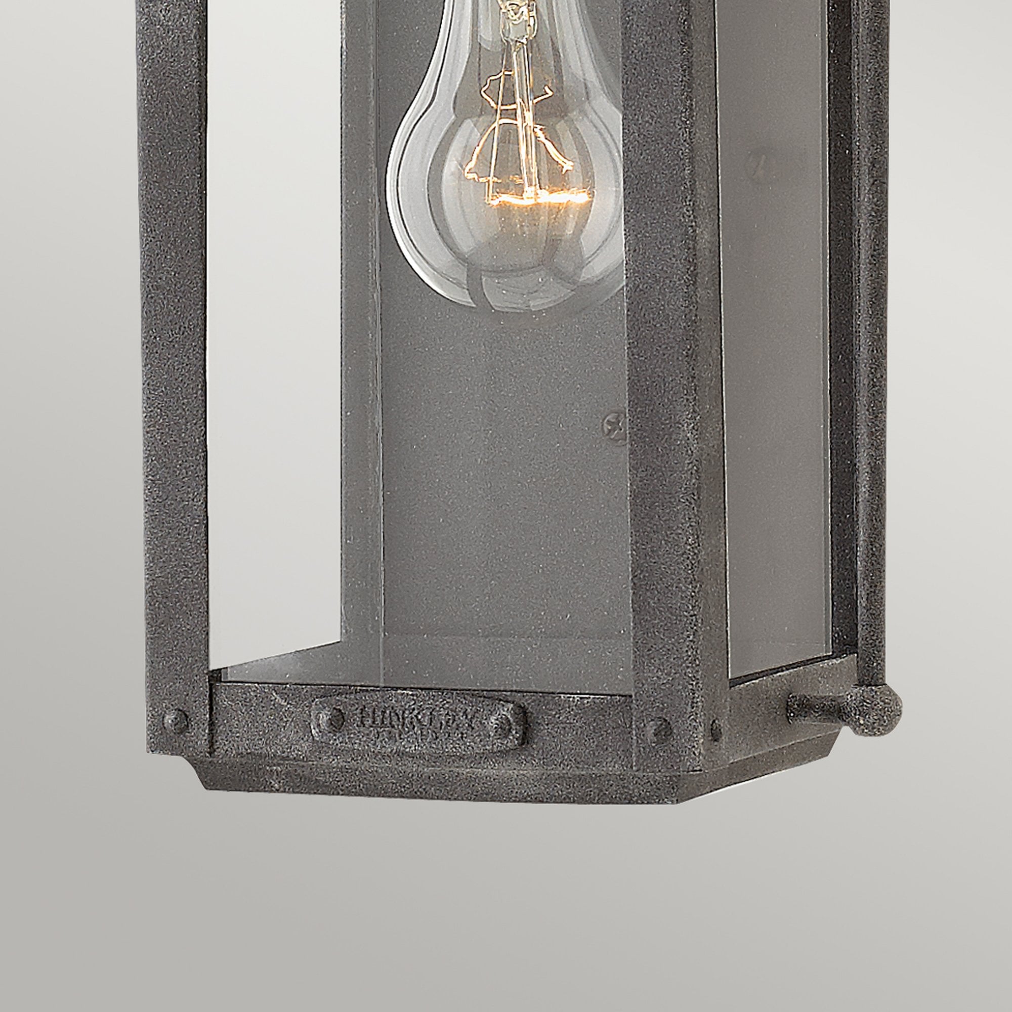 Quintiesse Anchorage Single Wall Lantern - Aged Zinc