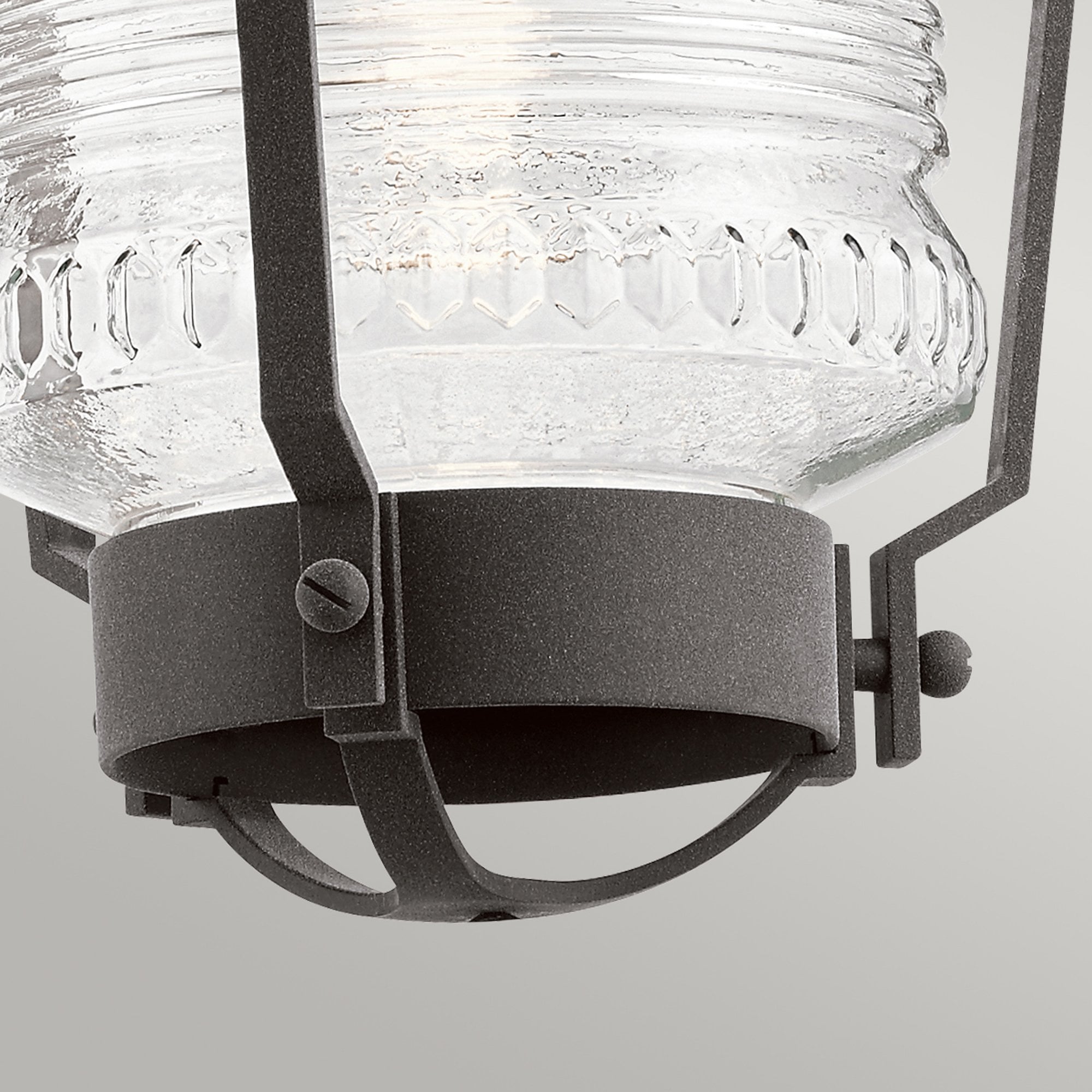 Quintiesse Chance Harbor Single Chain Lantern - Weathered Zinc