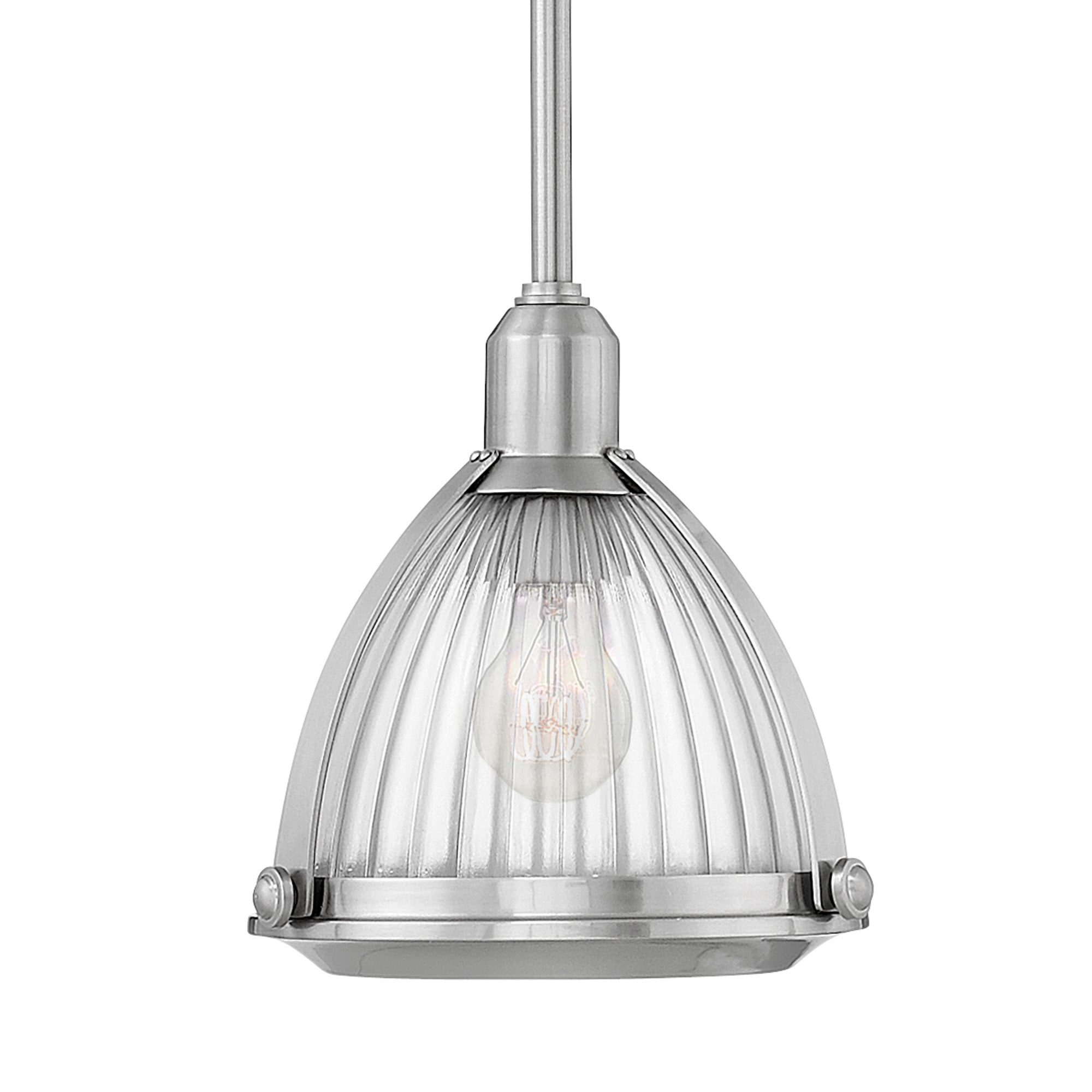 Quintiesse Elroy Single Pendant - Brushed Nickel