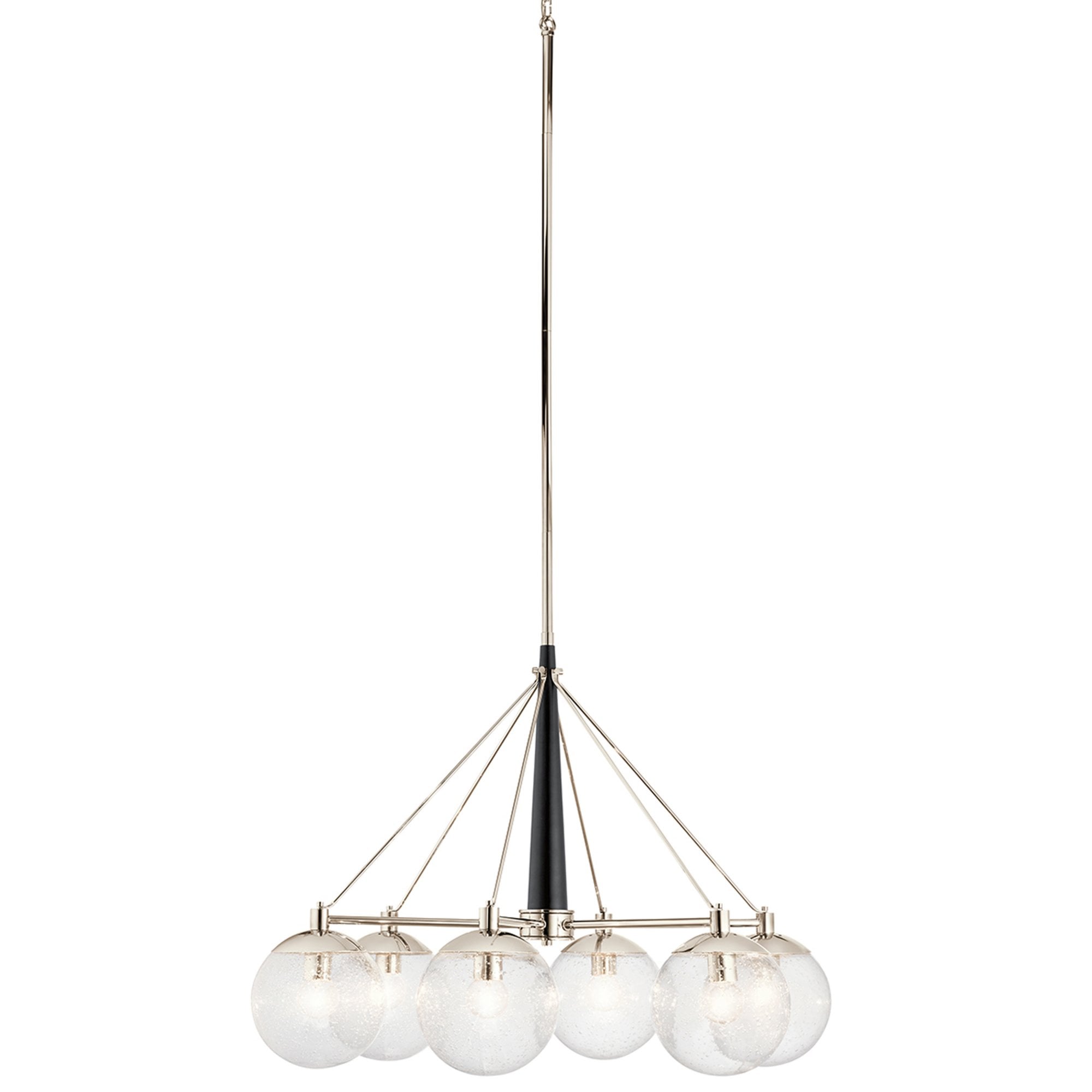 Quintiesse Marilyn 6 Light Chandelier - Polished Nickel