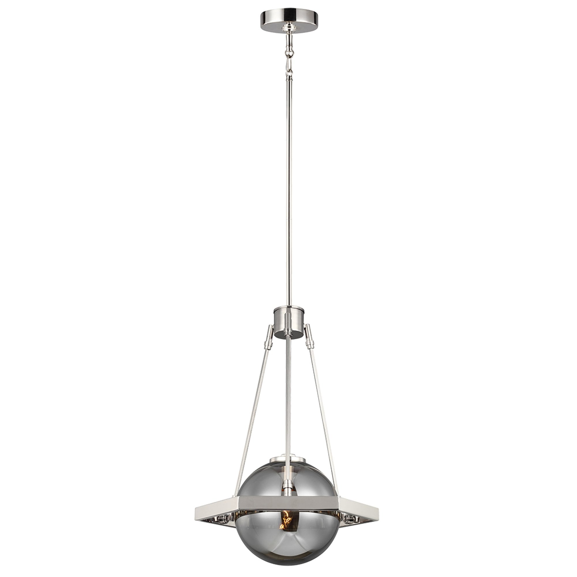 Quintiesse Harper Single Pendant - Polished Nickel