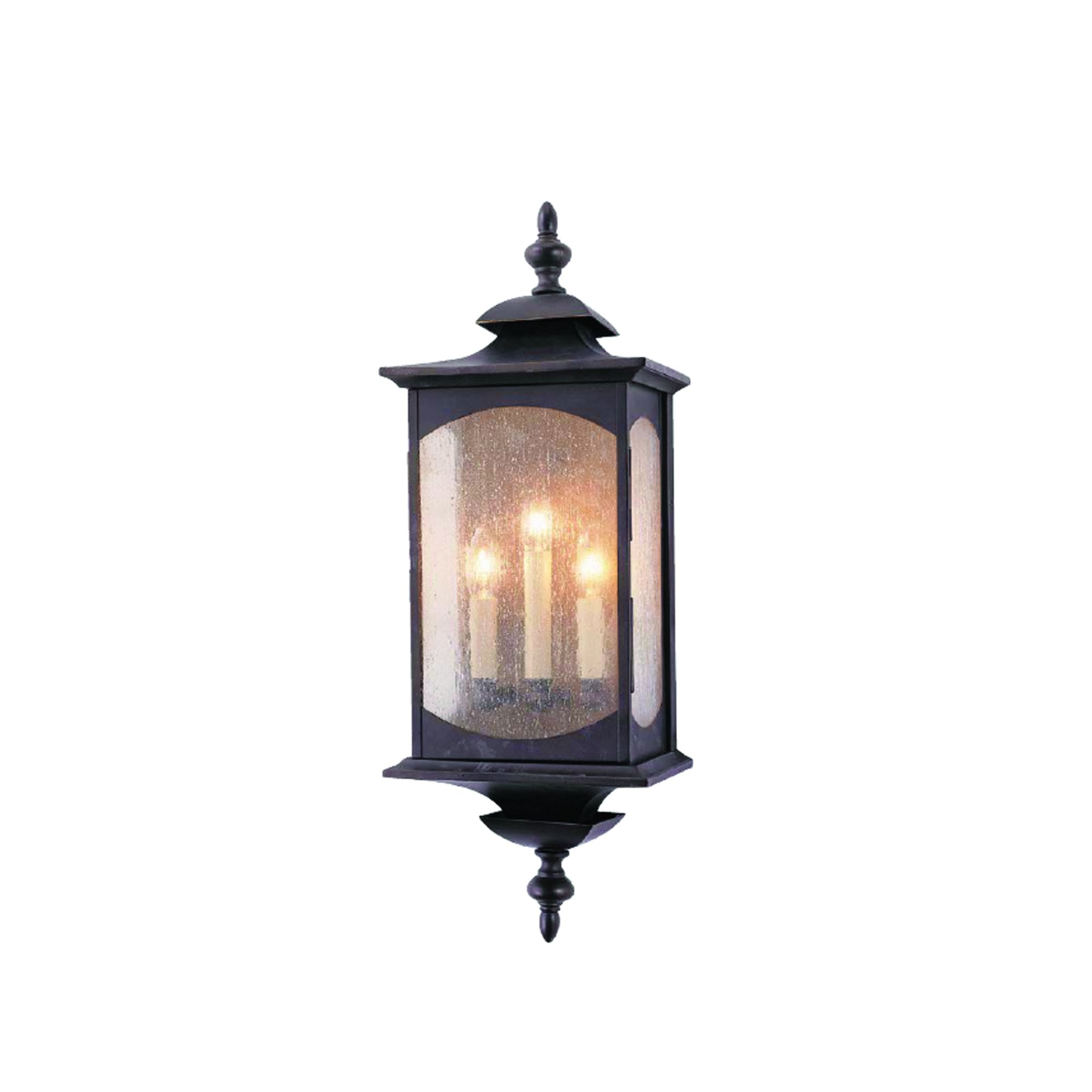 Quintiesse Market Square 3 Light Wall Light - Oil Rubbed Bronze