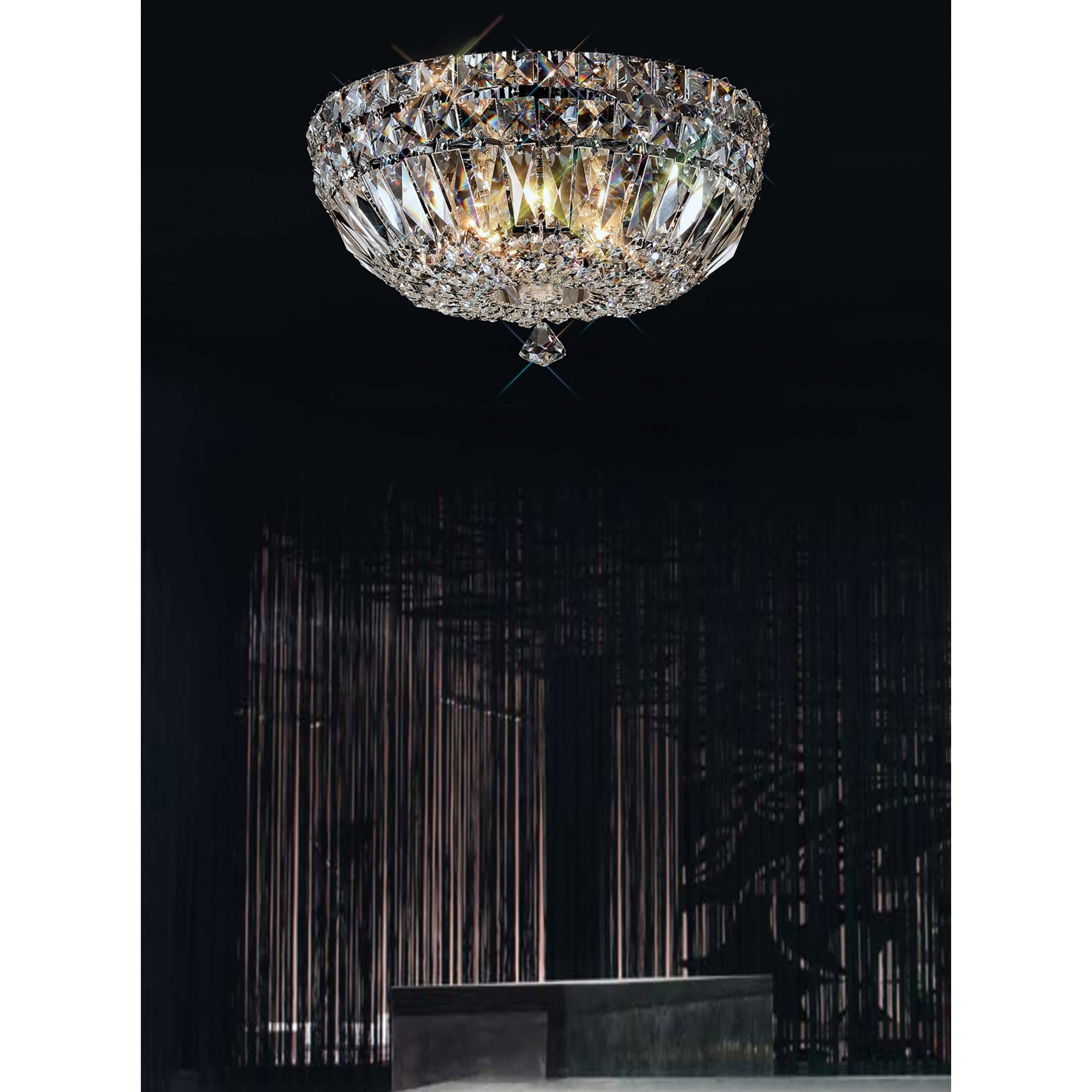 Diyas IL31482 Georgina Ceiling 5 Light Polished Chrome/Crystal