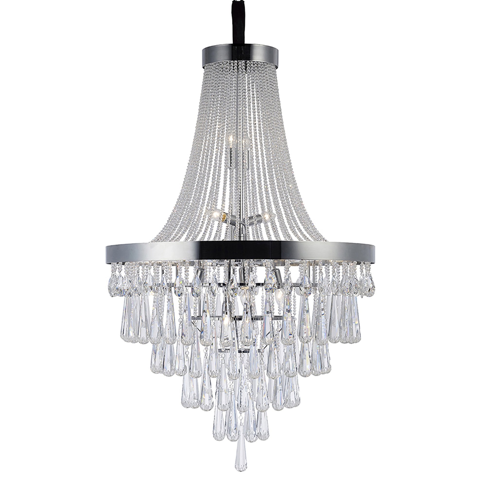 Diyas IL31431 Sophia Pendant 17 Light Polished Chrome/Crystal