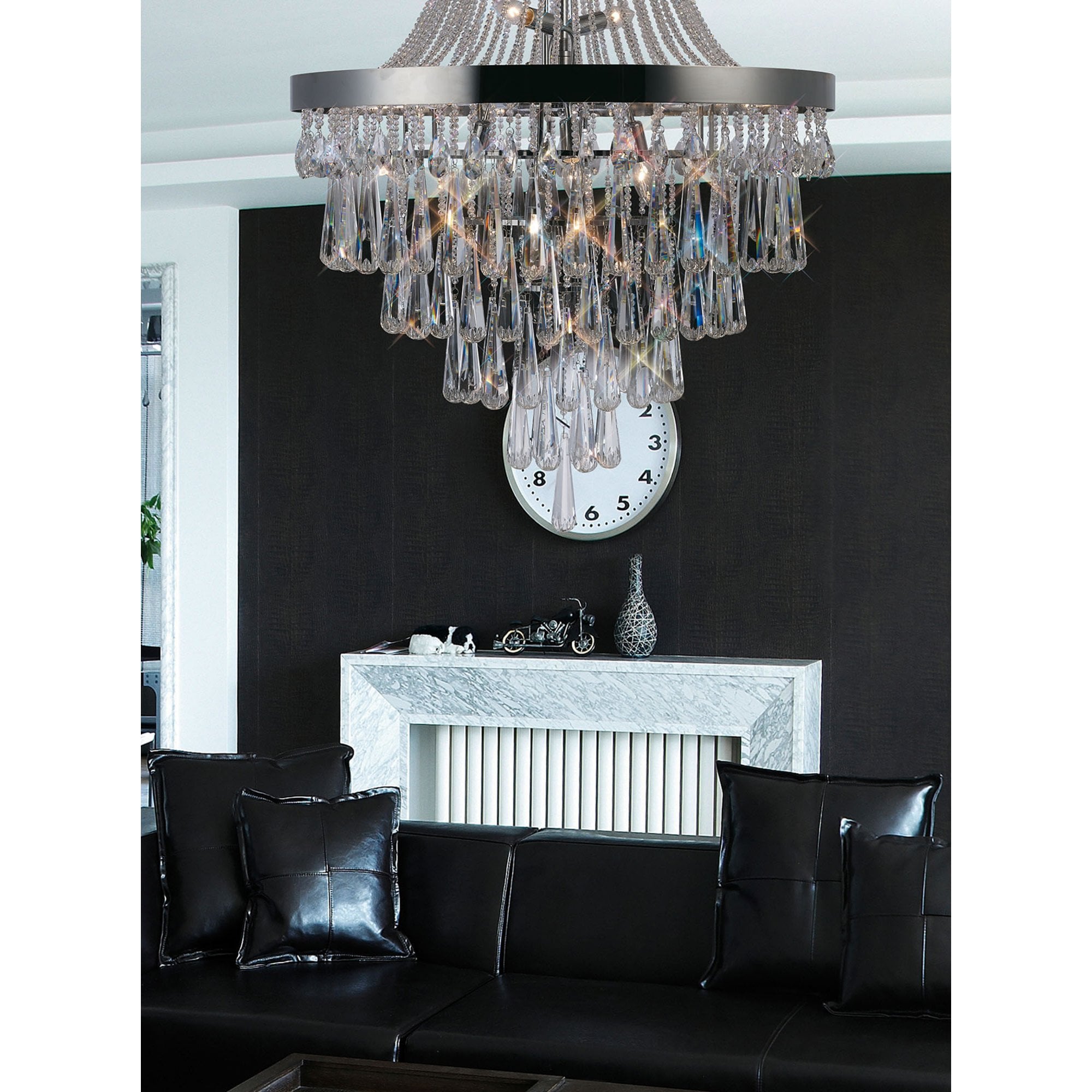 Diyas IL31431 Sophia Pendant 17 Light Polished Chrome/Crystal