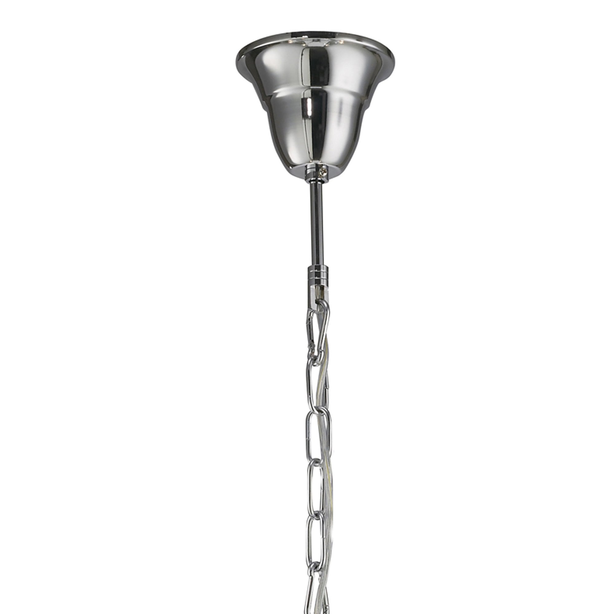 Diyas IL31365 Vela Pendant 5 Light Polished Chrome/Crystal