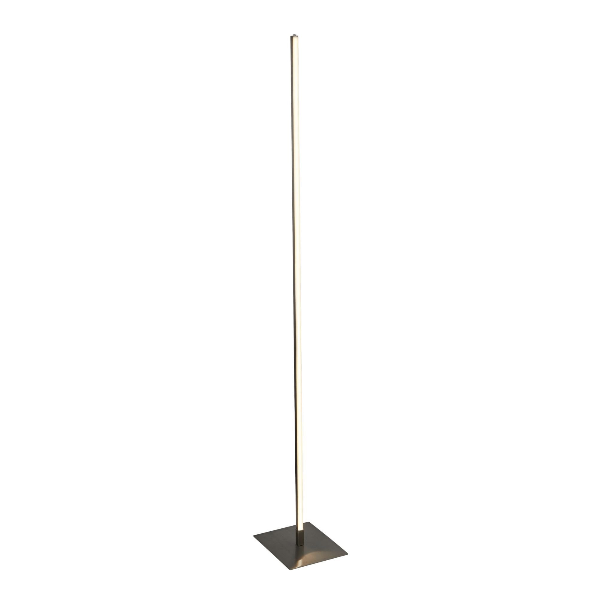 Searchlight Taylor LED Floor Lamp - Satin Silver