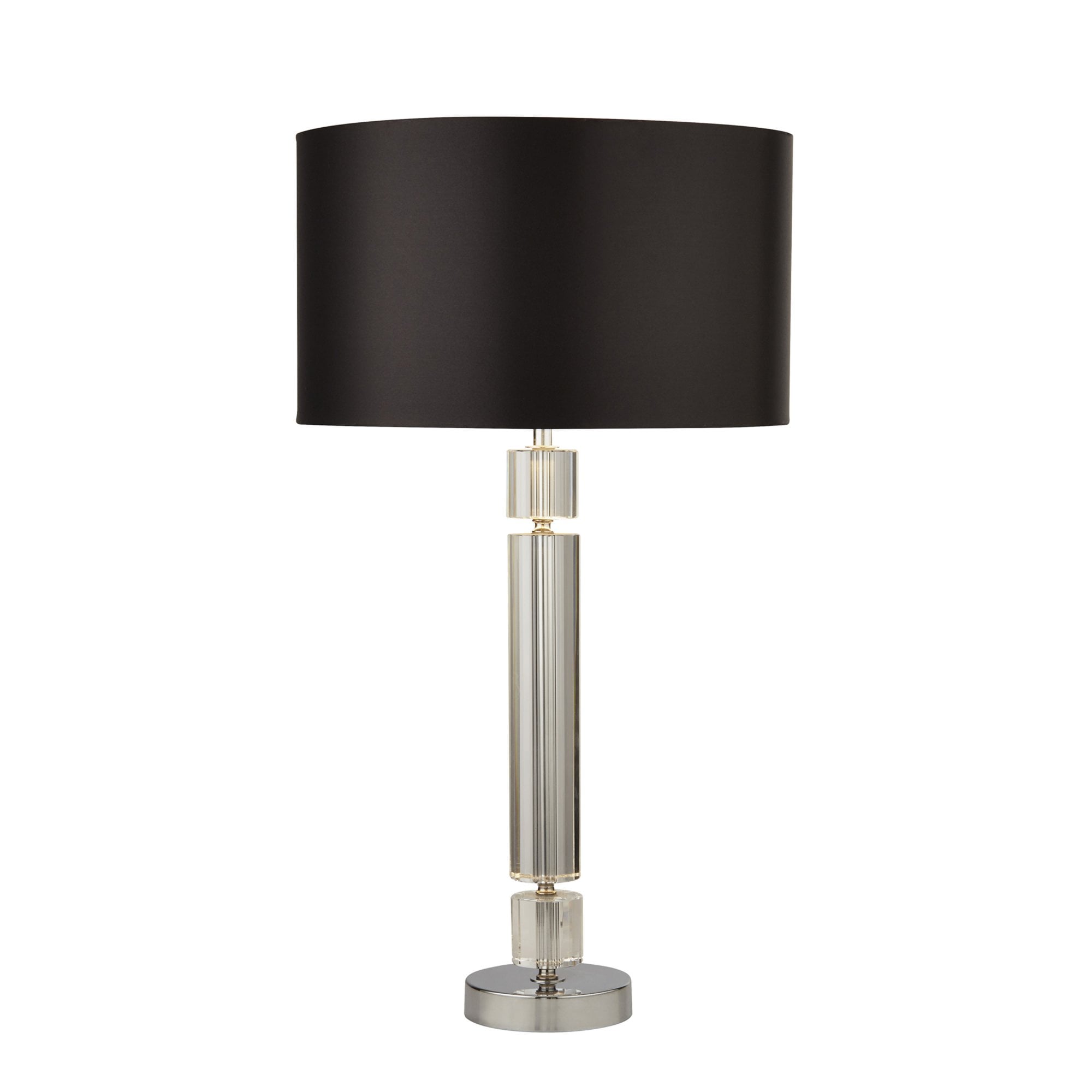 Searchlight Kemble Table Lamp - Chrome & Black