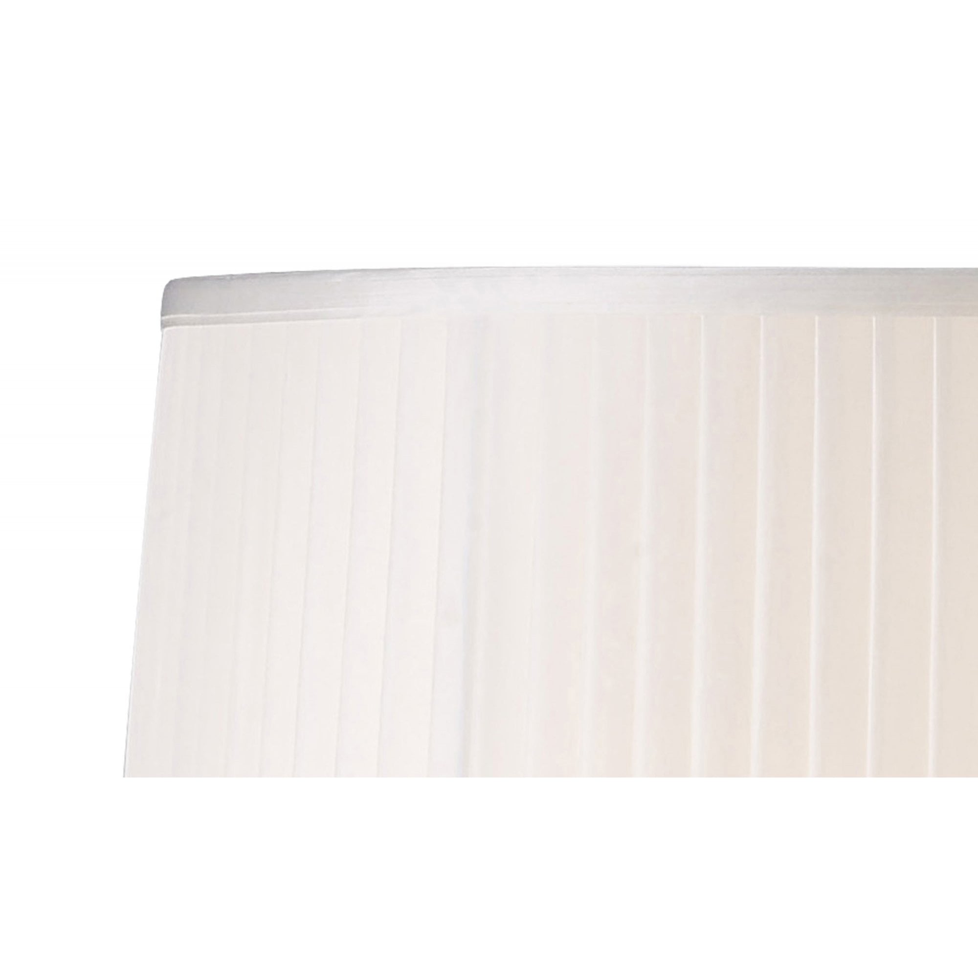 Diyas ILS31214 Willow Fabric Shade - White 36/40cm - Shade Only