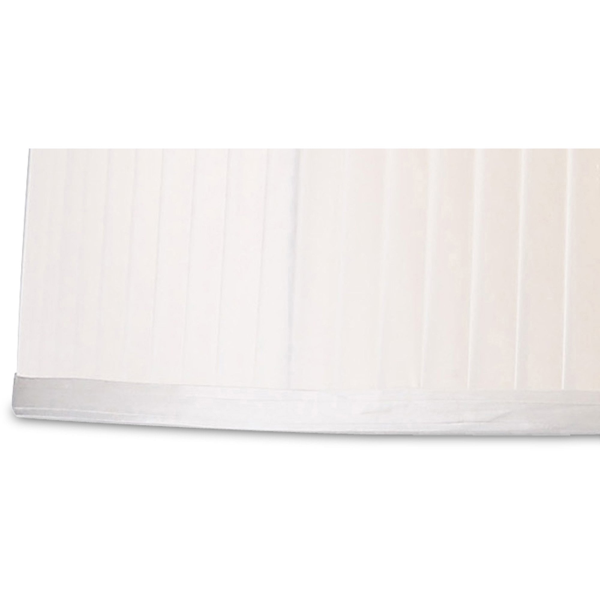 Diyas ILS31214 Willow Fabric Shade - White 36/40cm - Shade Only