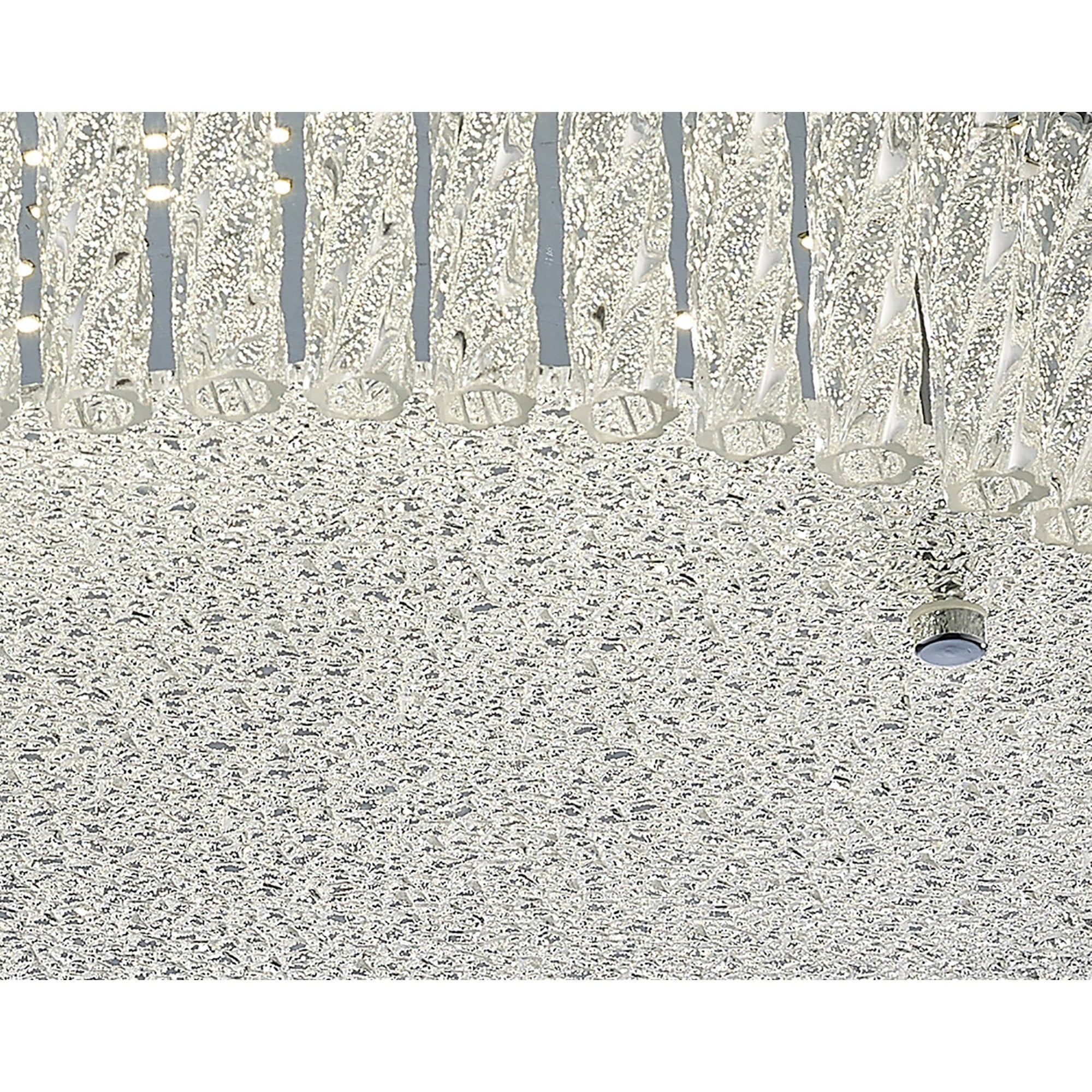 Diyas IL80055 Aiden Large Round Ceiling 21W 1900lm LED 4200K Polished Chrome/Crystal