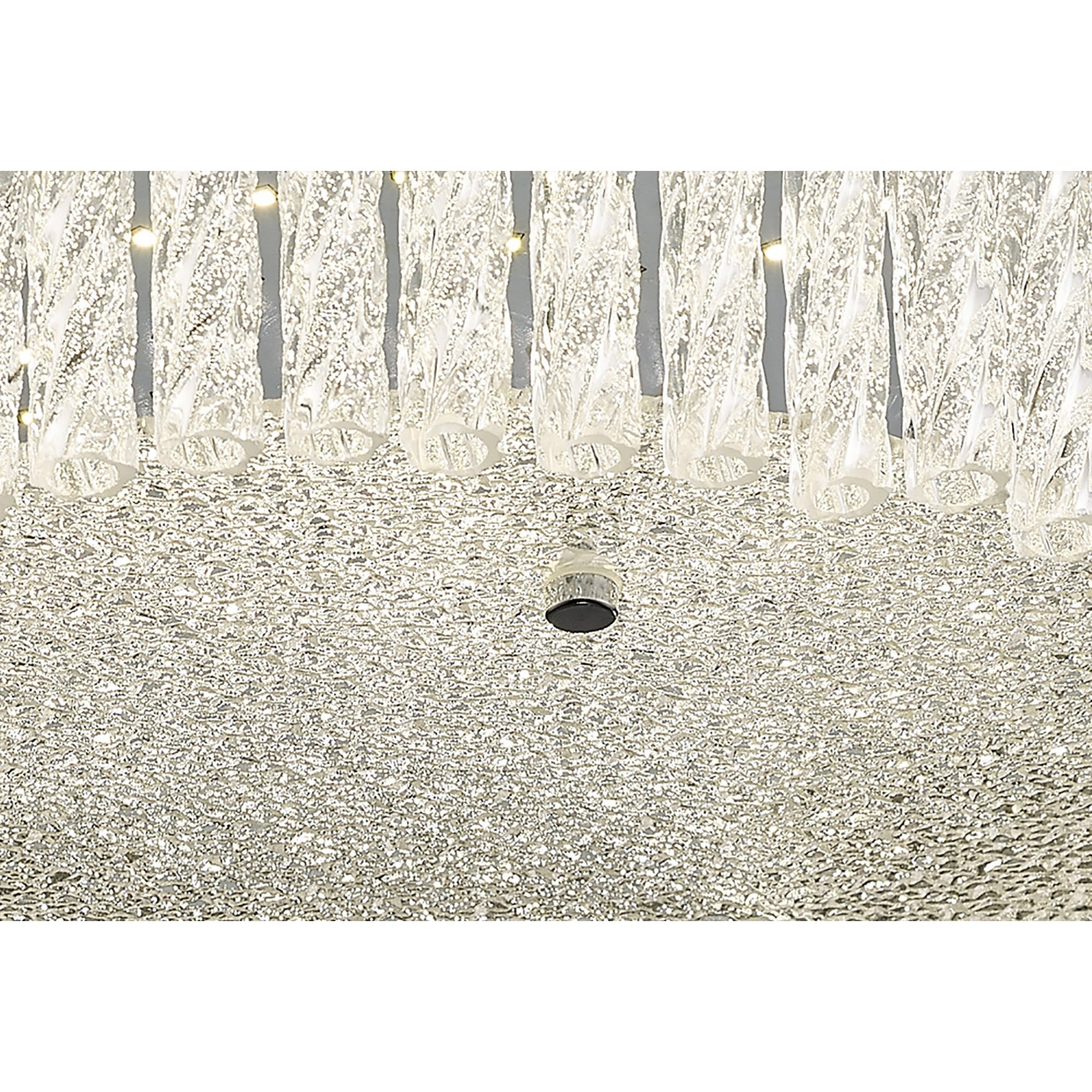 Diyas IL80054 Aiden Small Round Ceiling 18W 1600lm LED 4200K Polished Chrome/Crystal