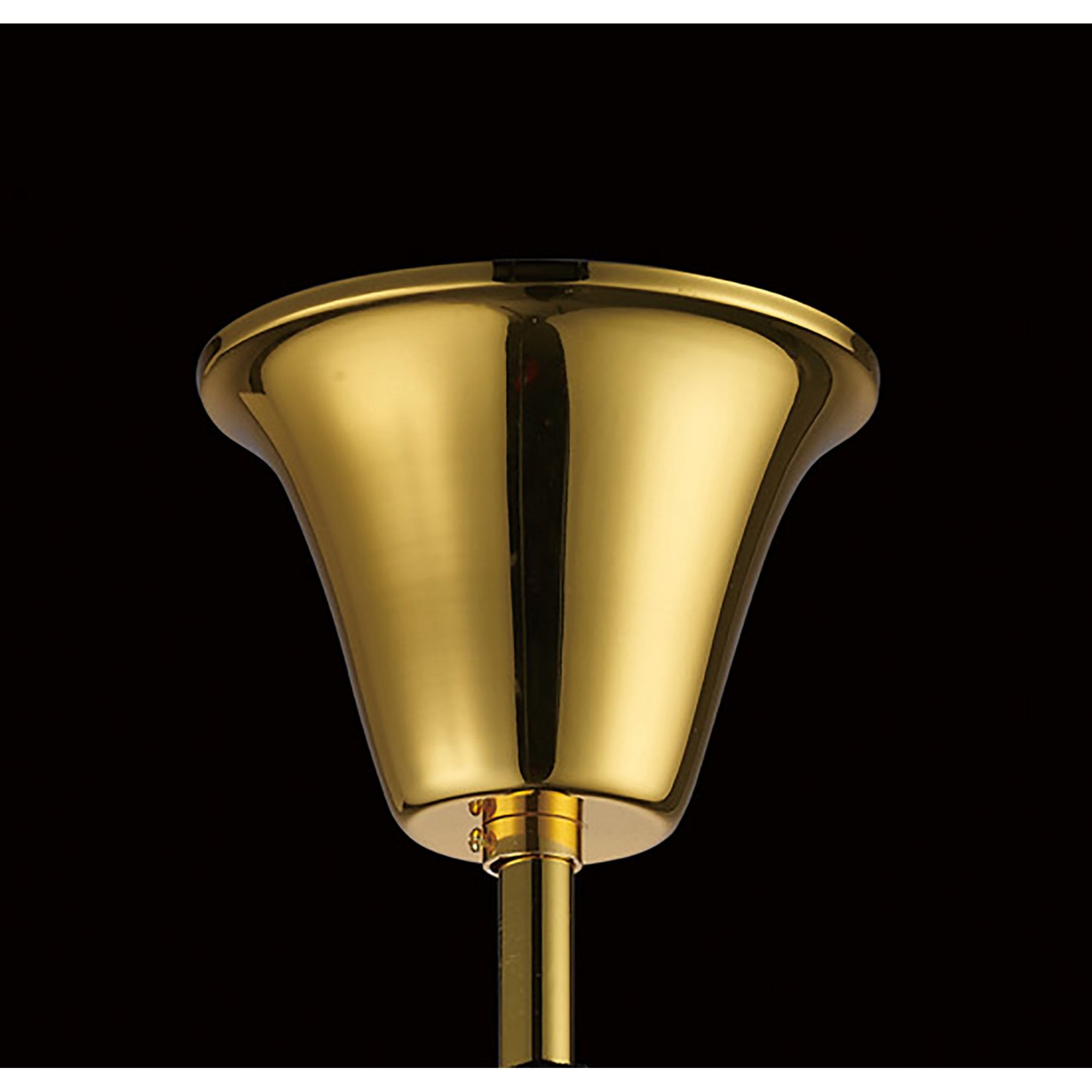 Diyas Alexandra 3 Tier 29 Light Pendant - French Gold & Crystal