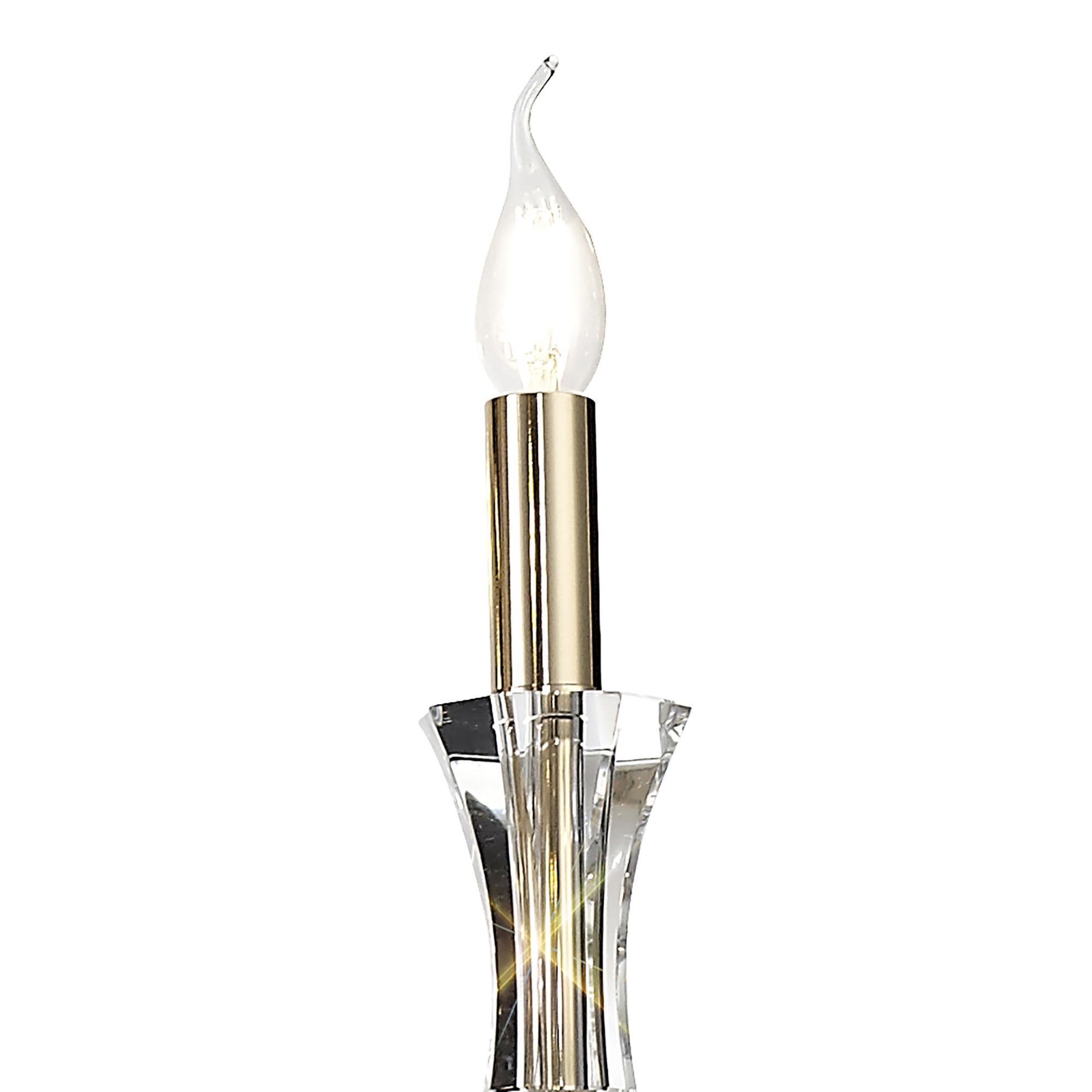 Diyas Armand Pendant 6+3+3 Light E14 - French Gold/Crystal