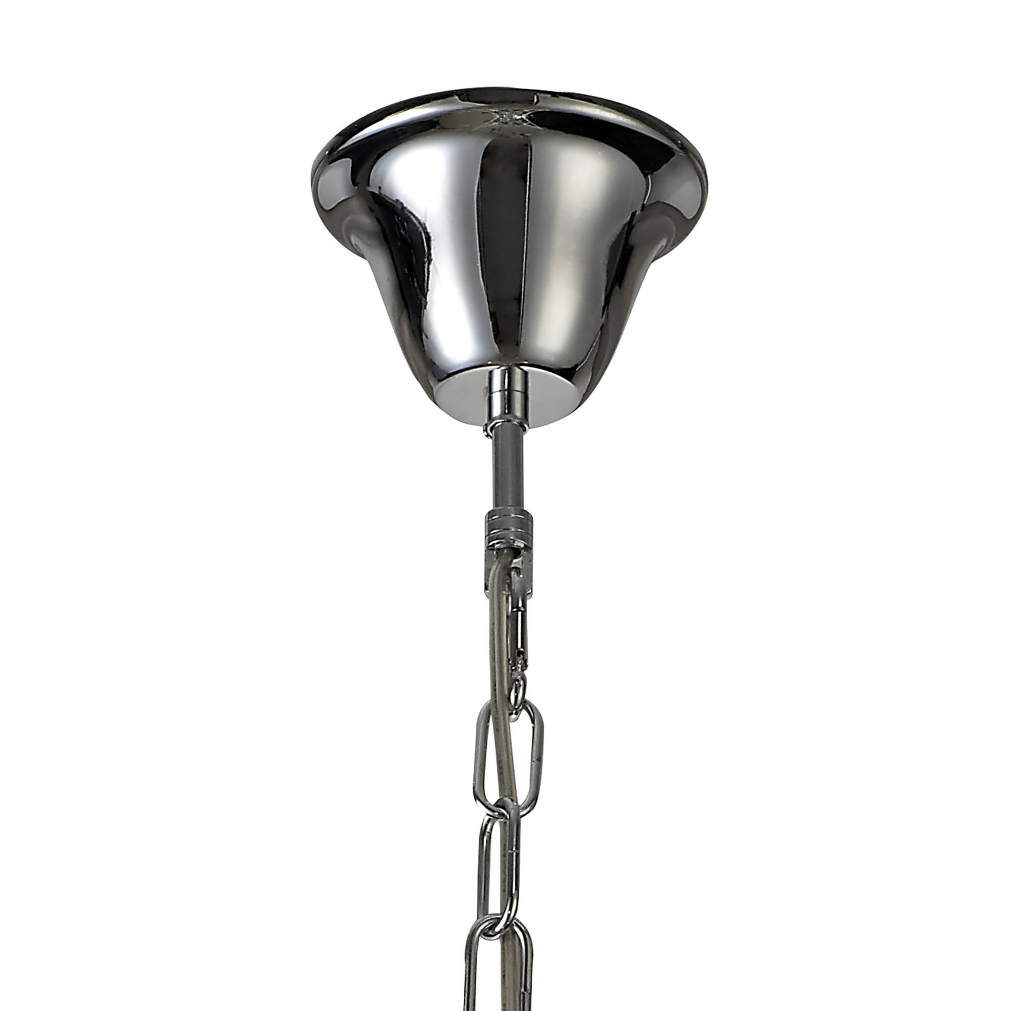 Diyas Armand Pendant 3 Light E14 - Polished Chrome/Crystal