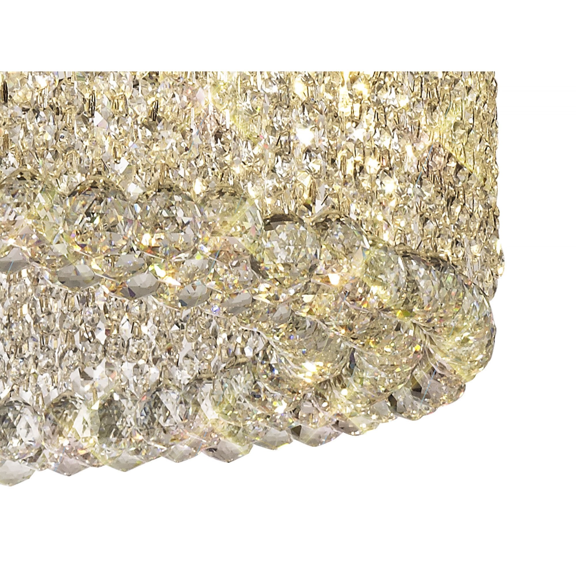 Diyas Empire 85cm Round Pendant Chandelier - Polished Chrome/Crystal