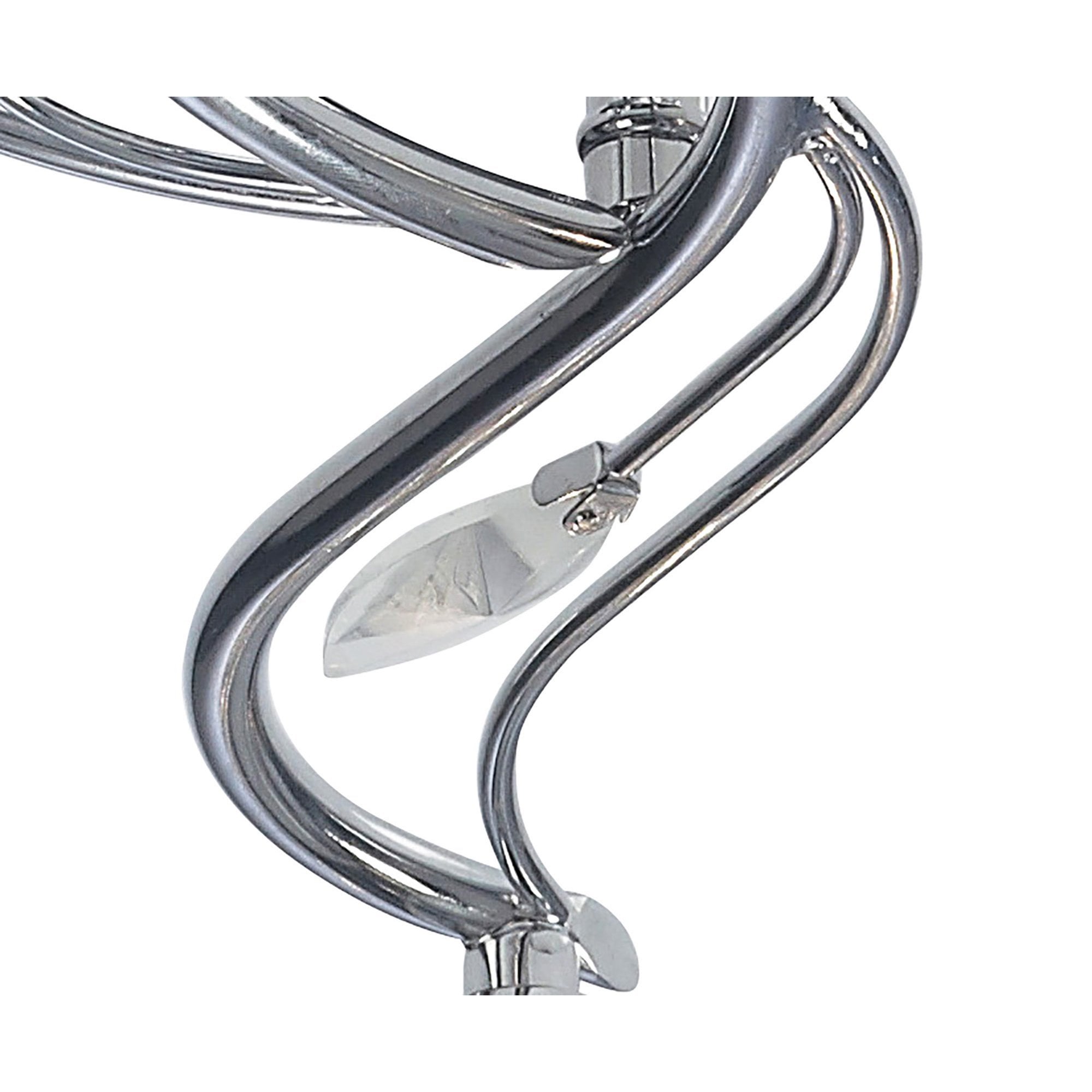 Diyas IL30953 Leimo Ceiling 3 Light Polished Chrome/Crystal