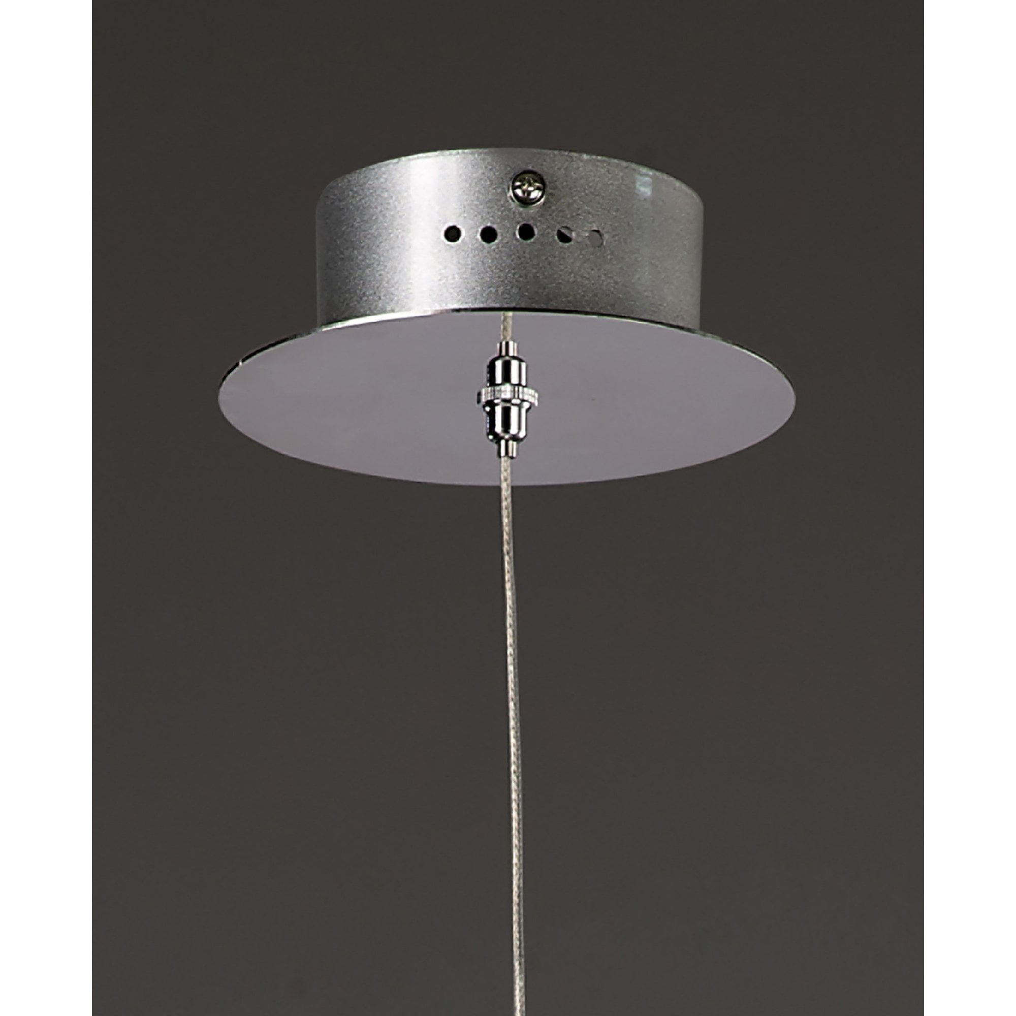 Diyas IL31140 Aviva Pendant 1 Light 4000K LED Polished Chrome/Crystal